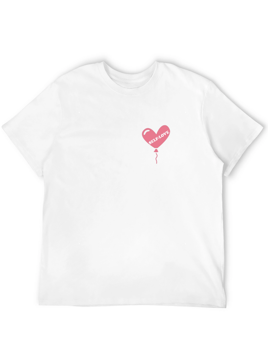 Self-Love Heart Balloon Tee - Black T-Shirt