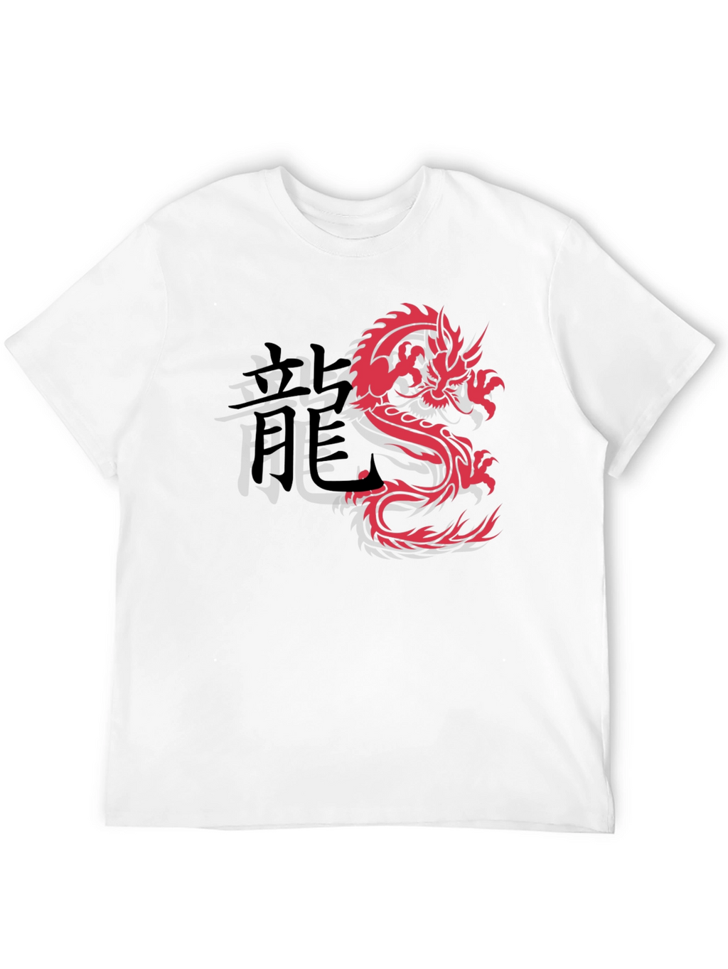 Red Dragon Graphic Black T-Shirt