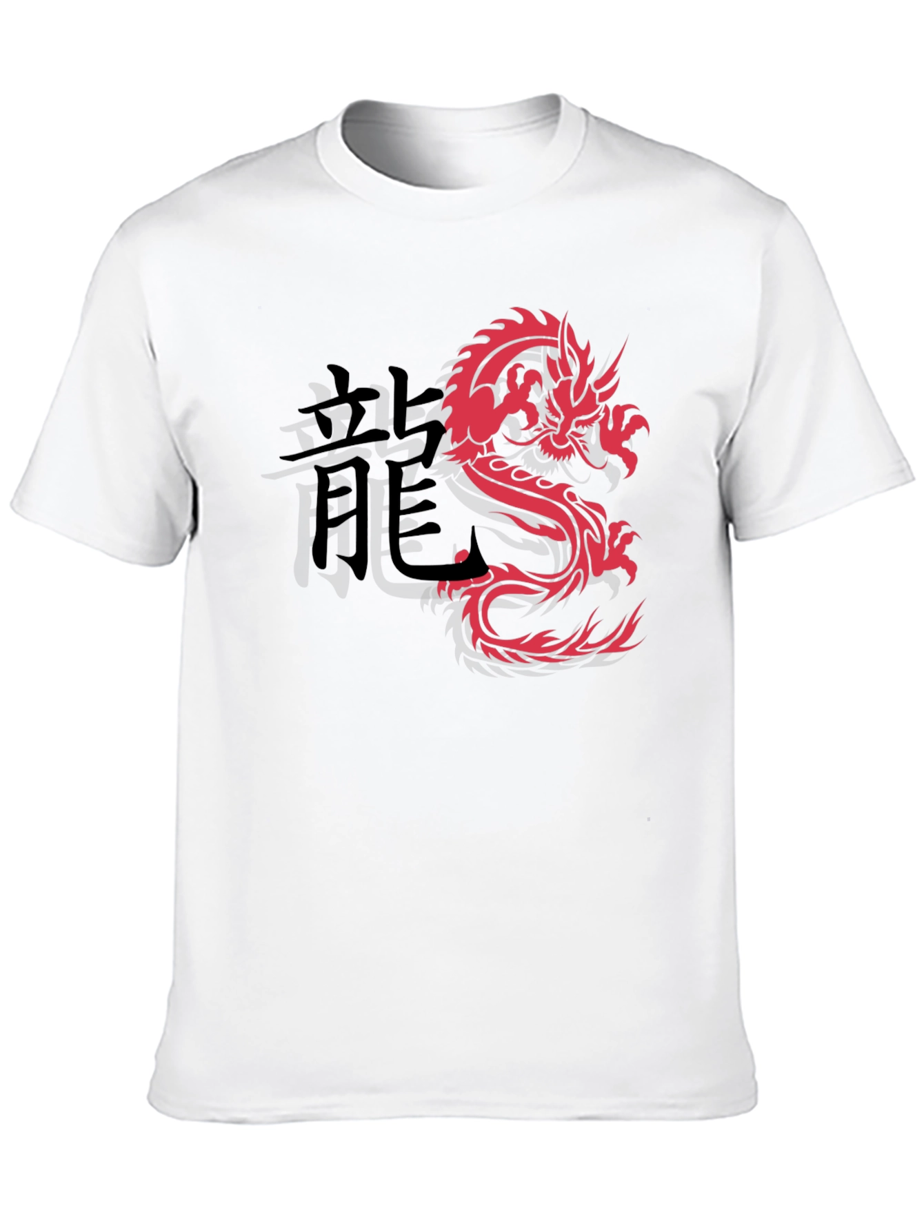 Red Dragon Graphic Black T-Shirt