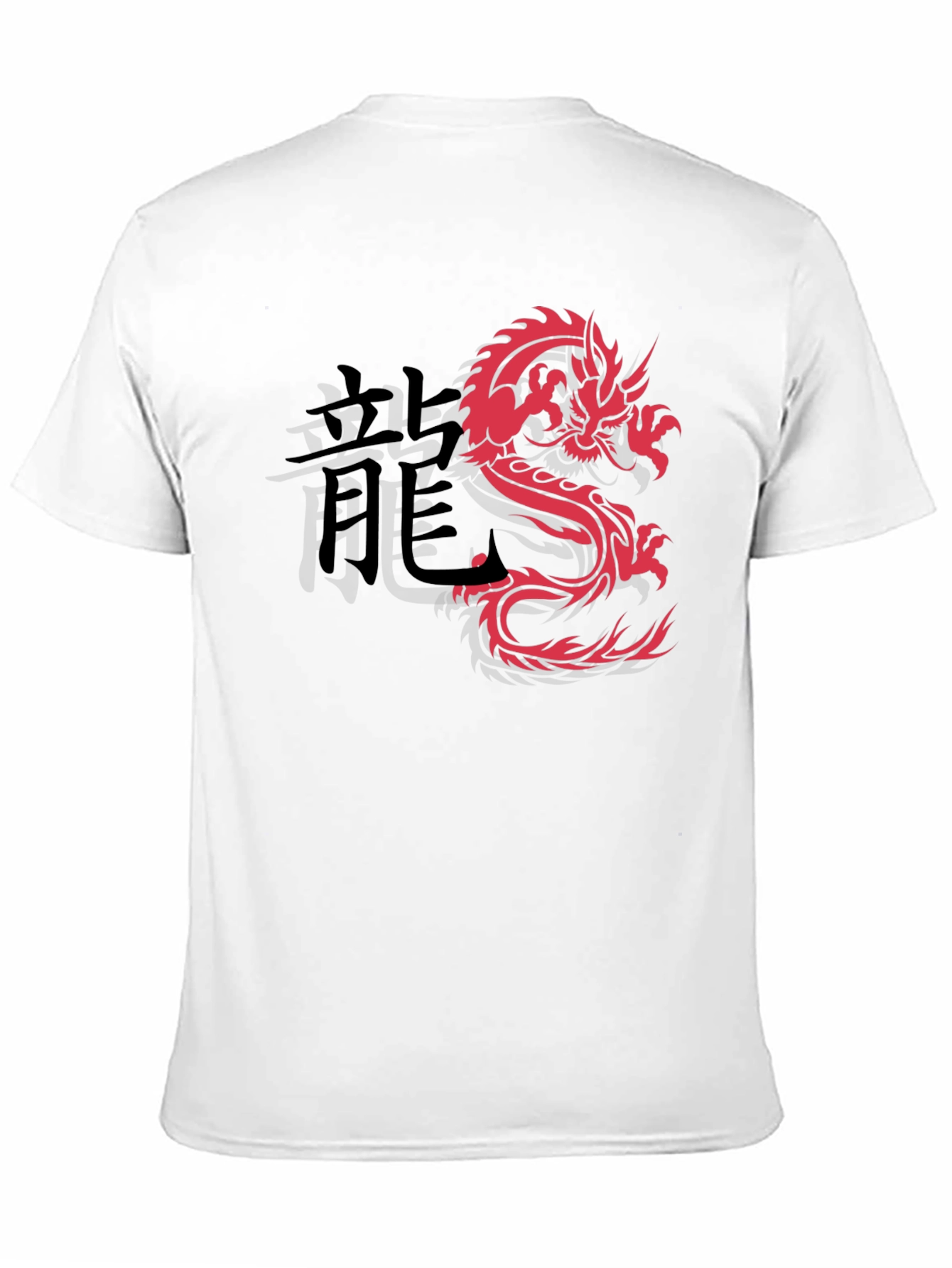 Red Dragon Graphic Black T-Shirt