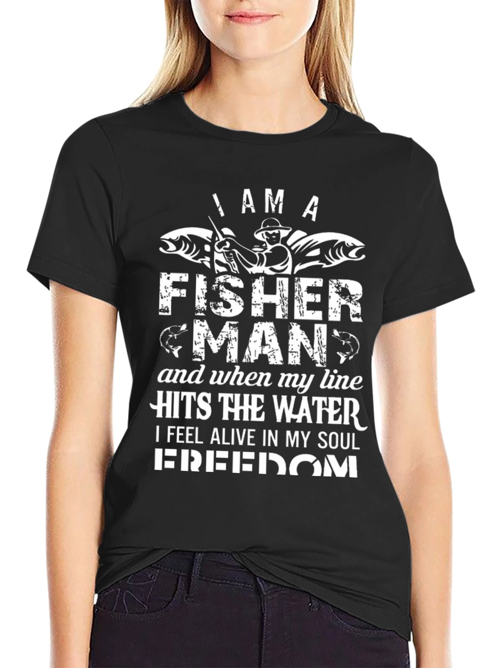 I am a Fisherman Graphic Tee