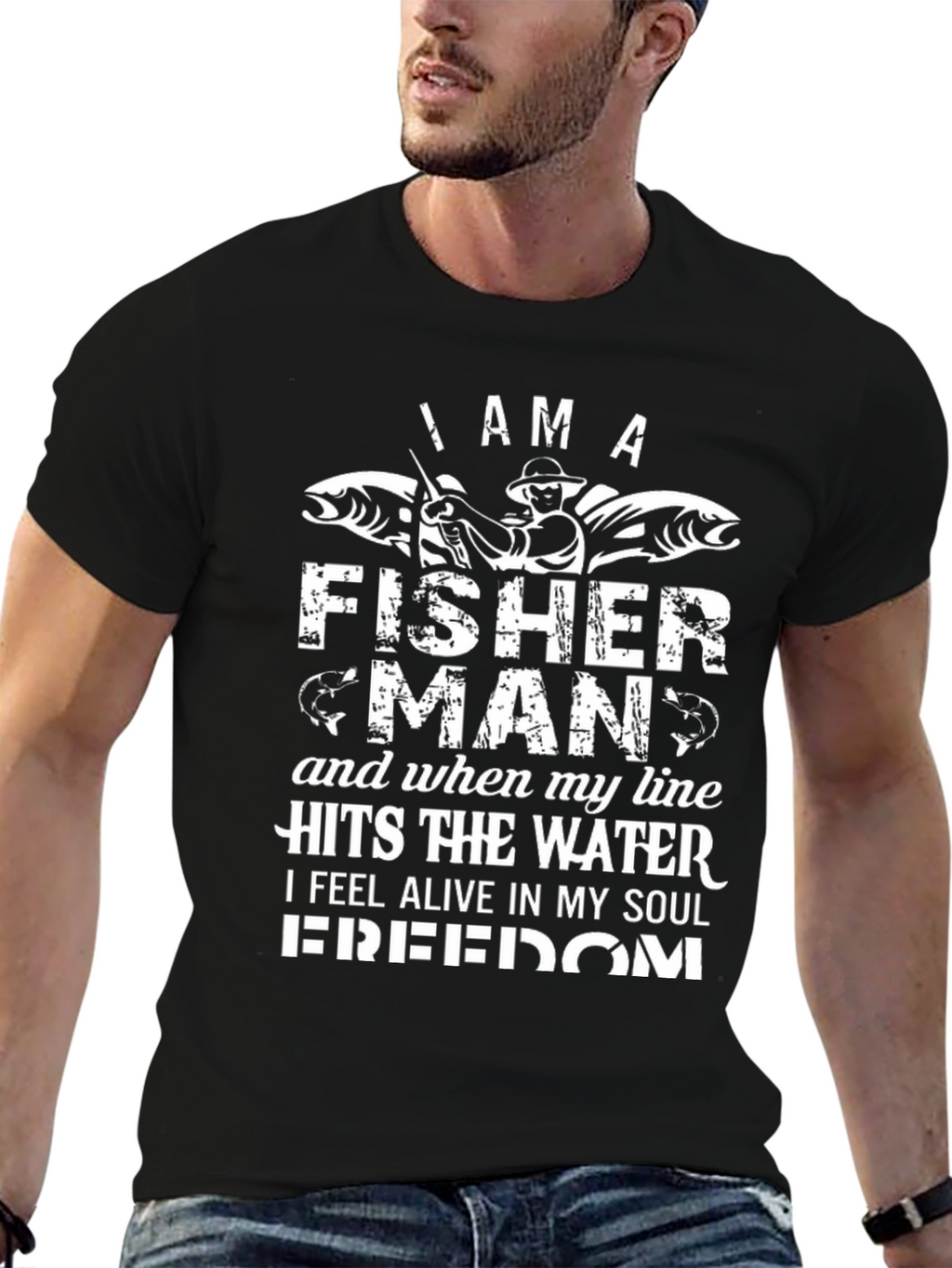 I am a Fisherman Graphic Tee