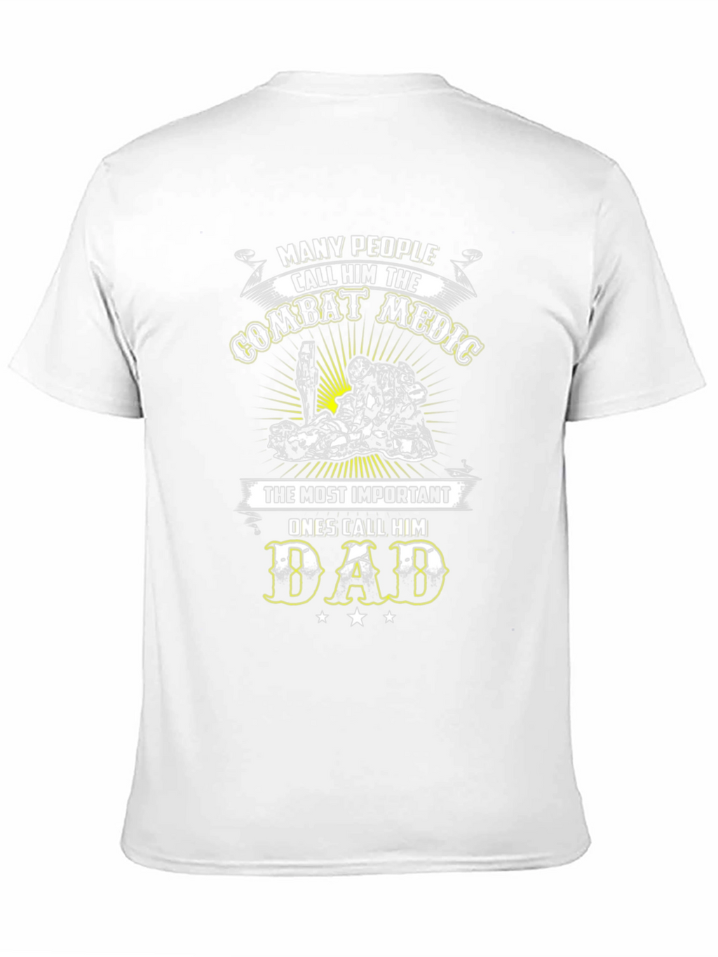 Combat Medic Dad Graphic T-Shirt