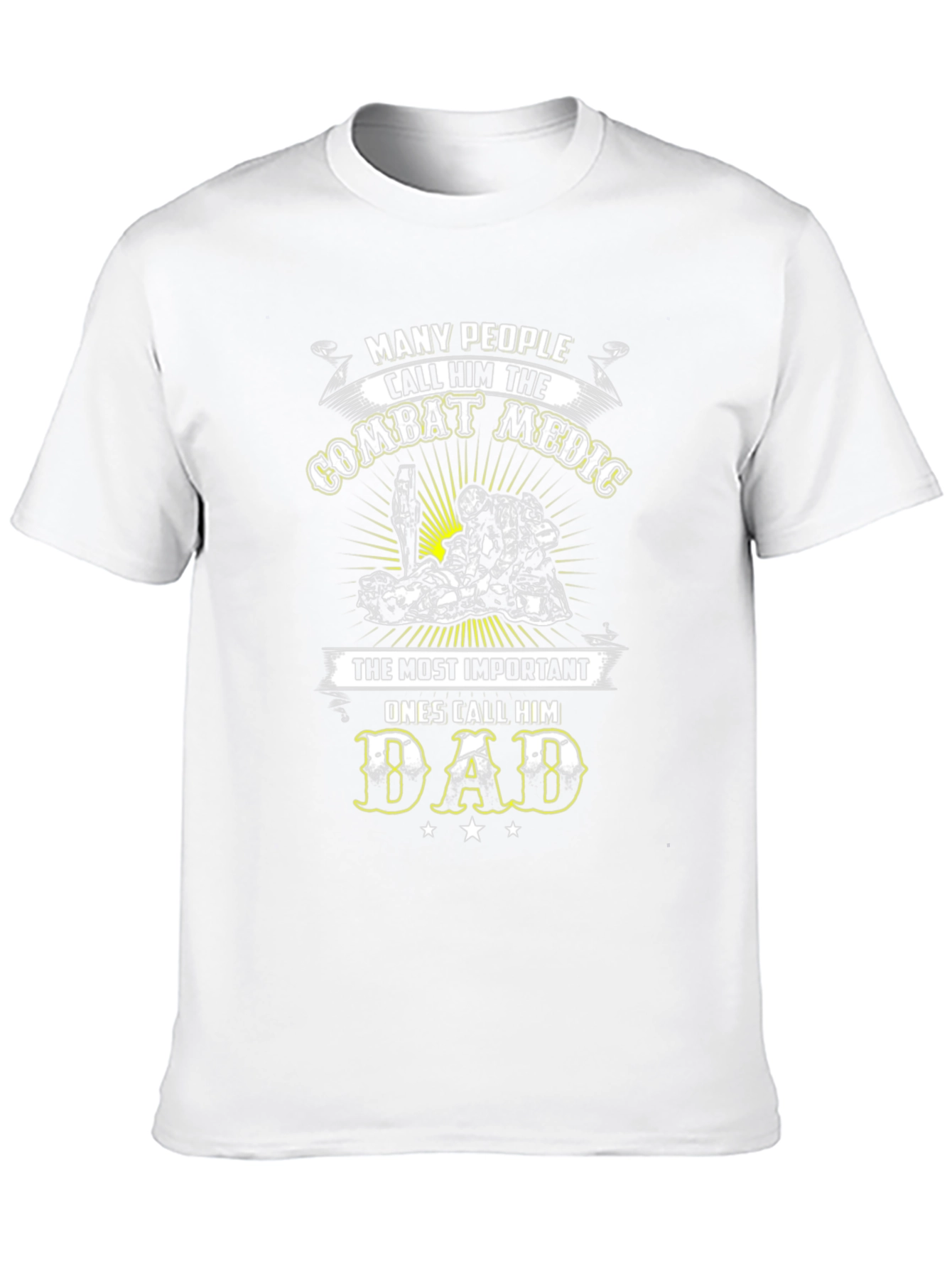 Combat Medic Dad Graphic T-Shirt