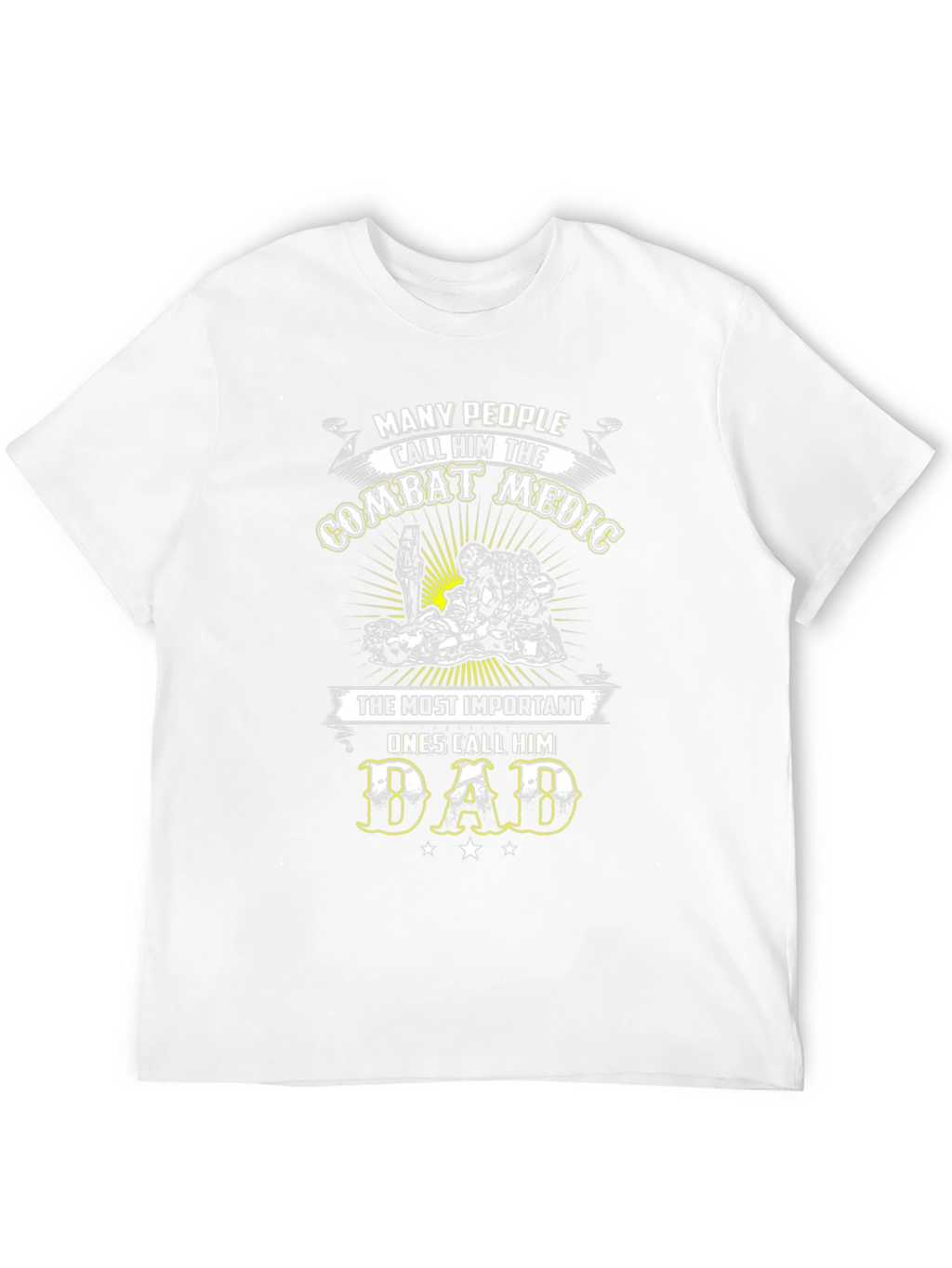 Combat Medic Dad Graphic T-Shirt
