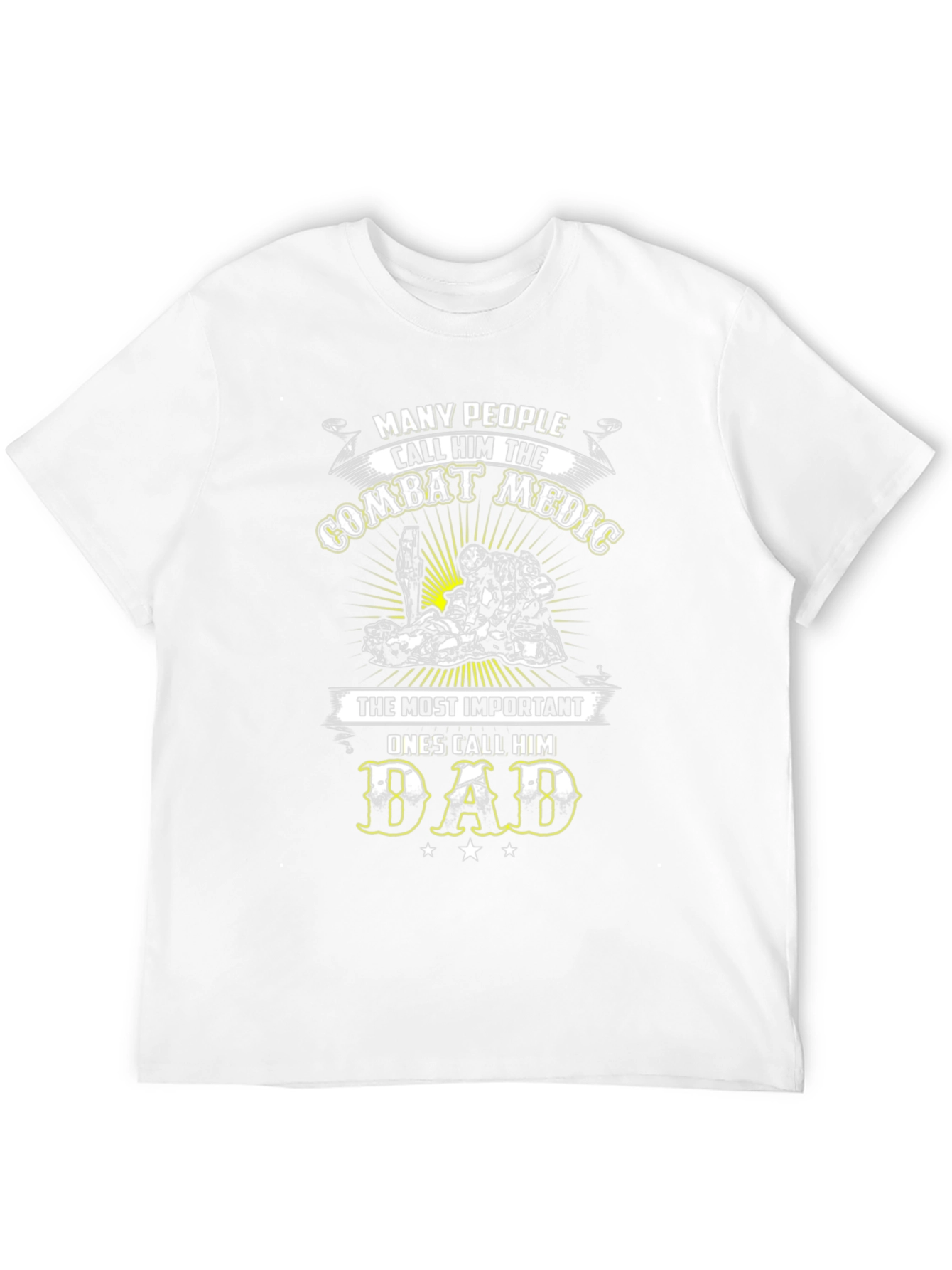 Combat Medic Dad Graphic T-Shirt