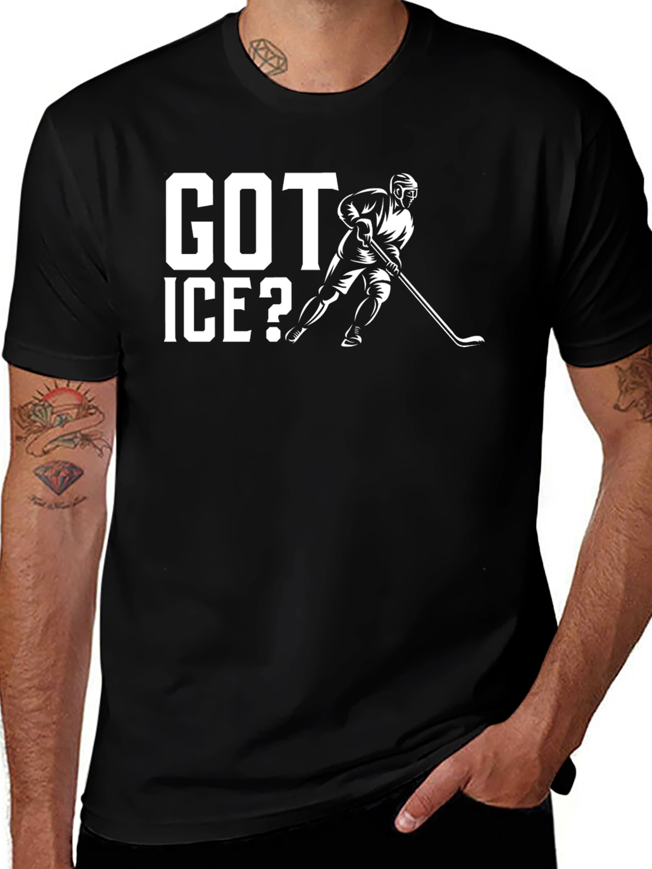 Got Ice? Hockey Graphic T-Shirt