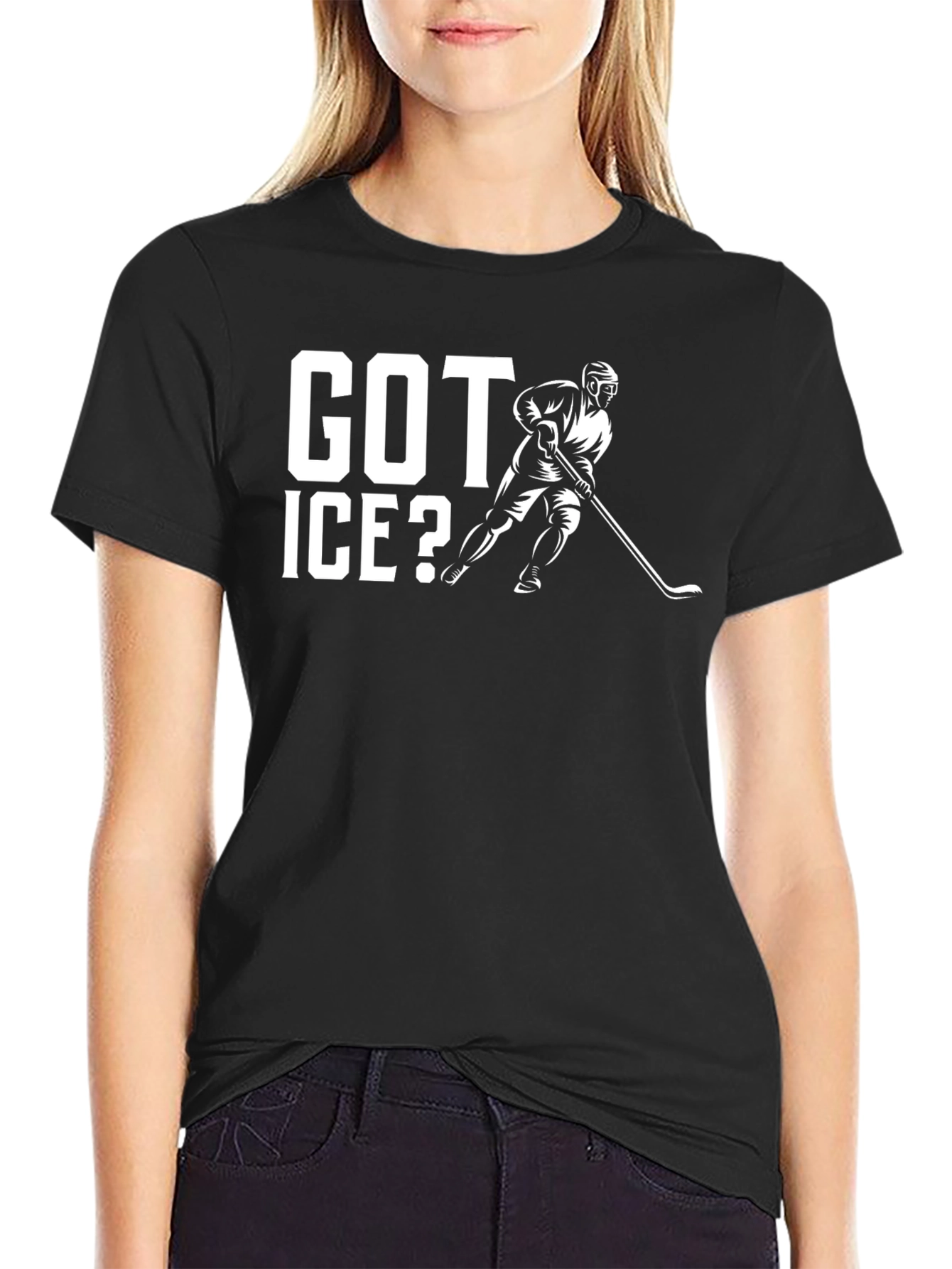 Got Ice? Hockey Graphic T-Shirt