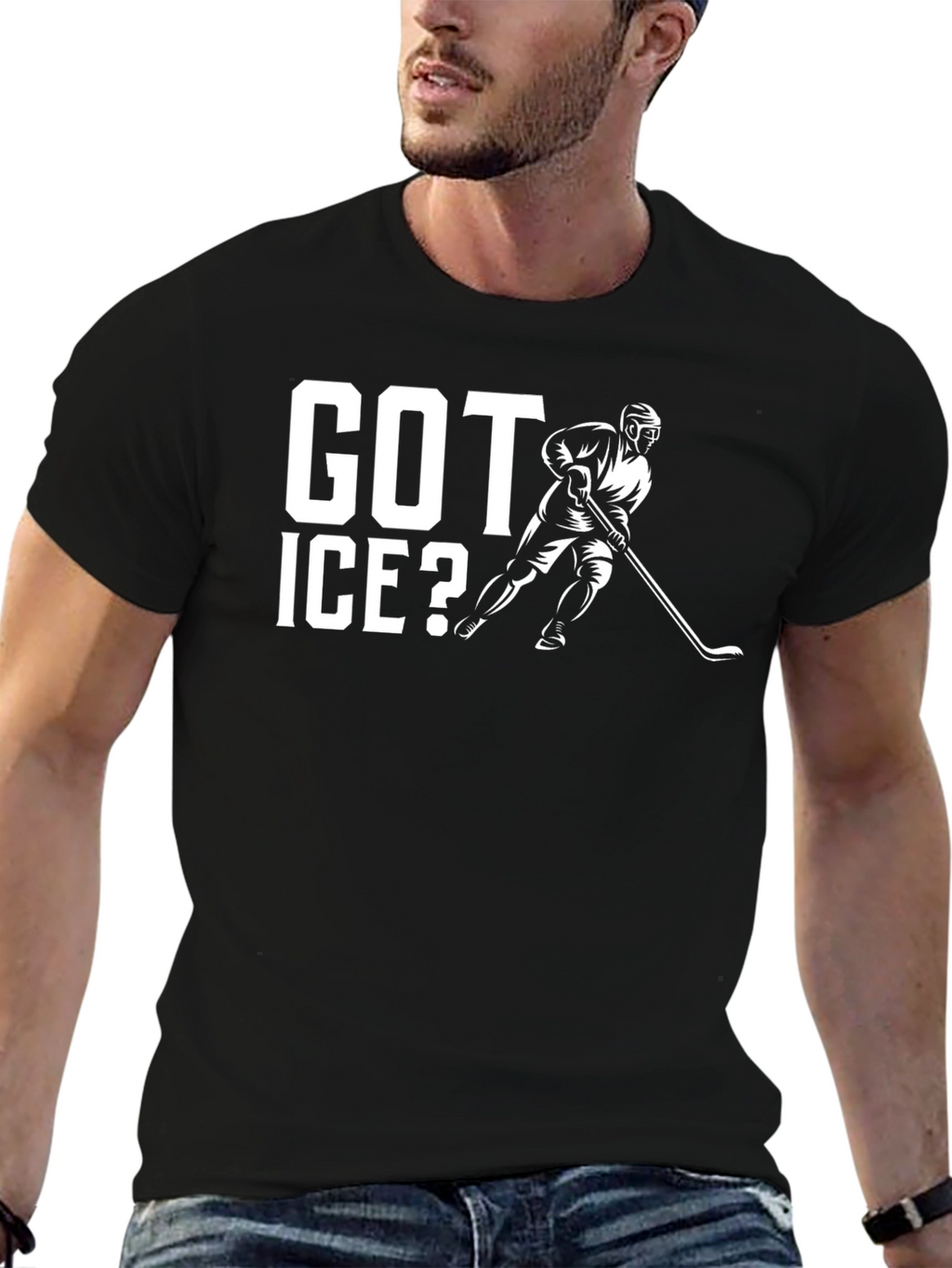 Got Ice? Hockey Graphic T-Shirt
