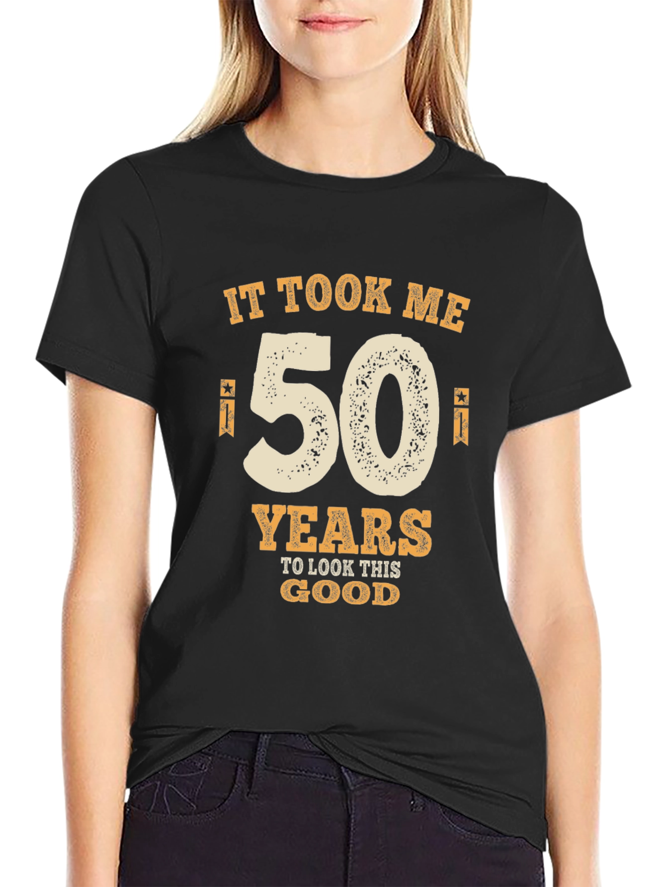 Funny 50th Birthday T-Shirt: It Took Me 50 Years to Look This Good