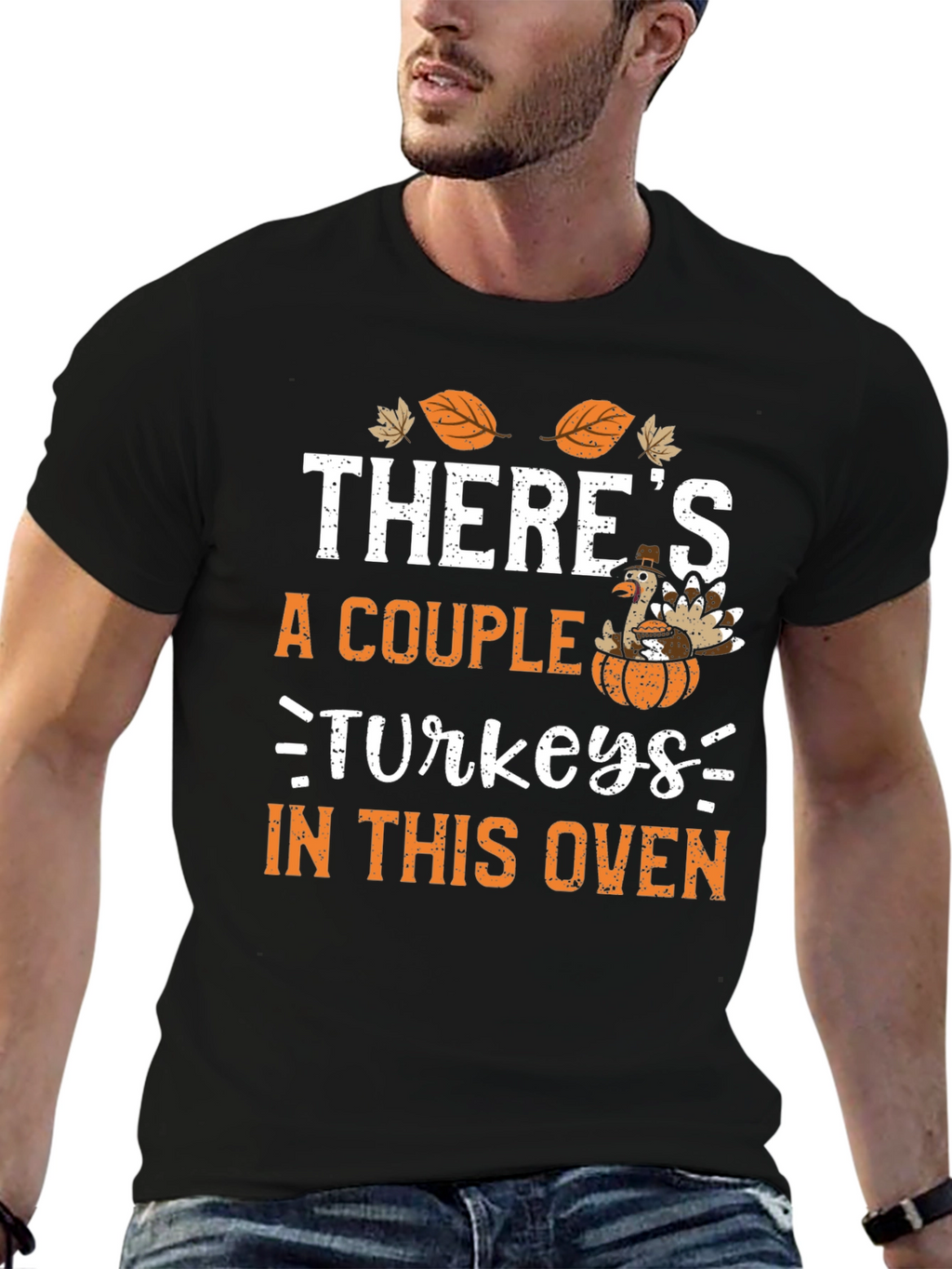 Funny Thanksgiving Pregnancy T-Shirt