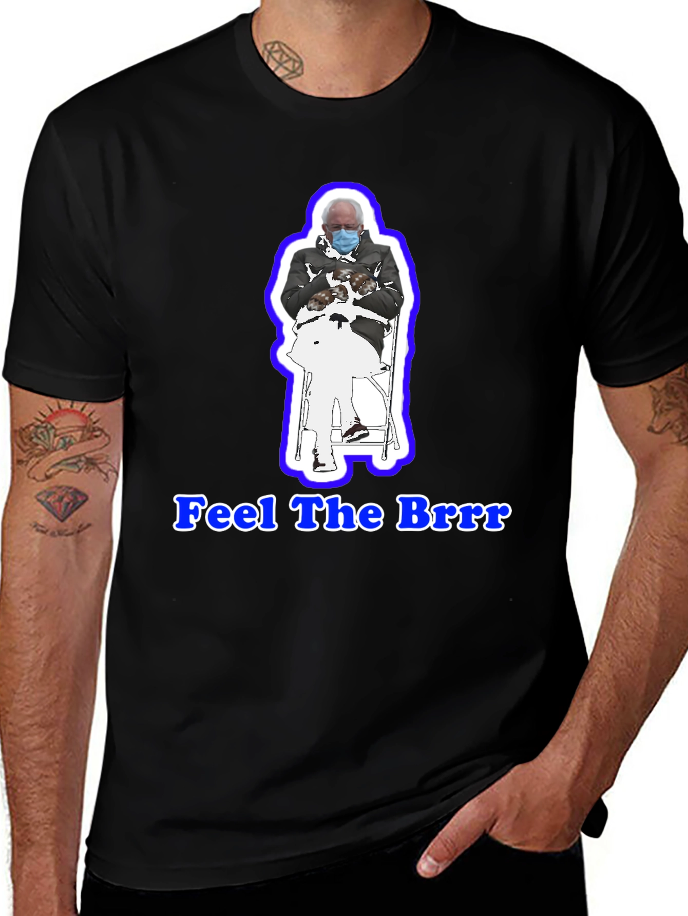 Feel the Brrr! Bernie Mittens T-Shirt