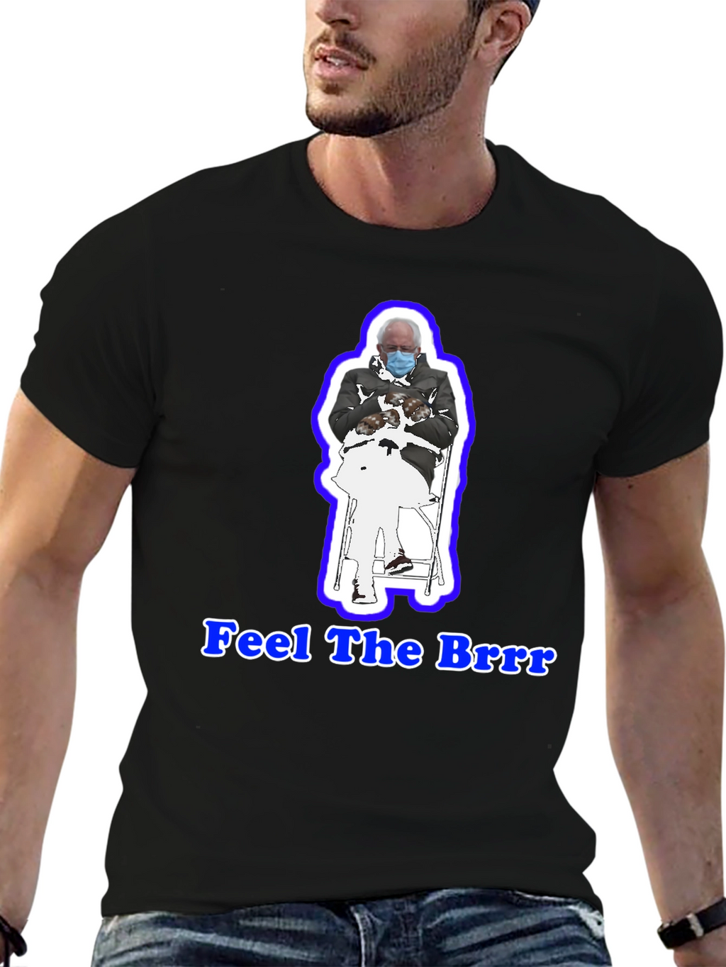 Feel the Brrr! Bernie Mittens T-Shirt