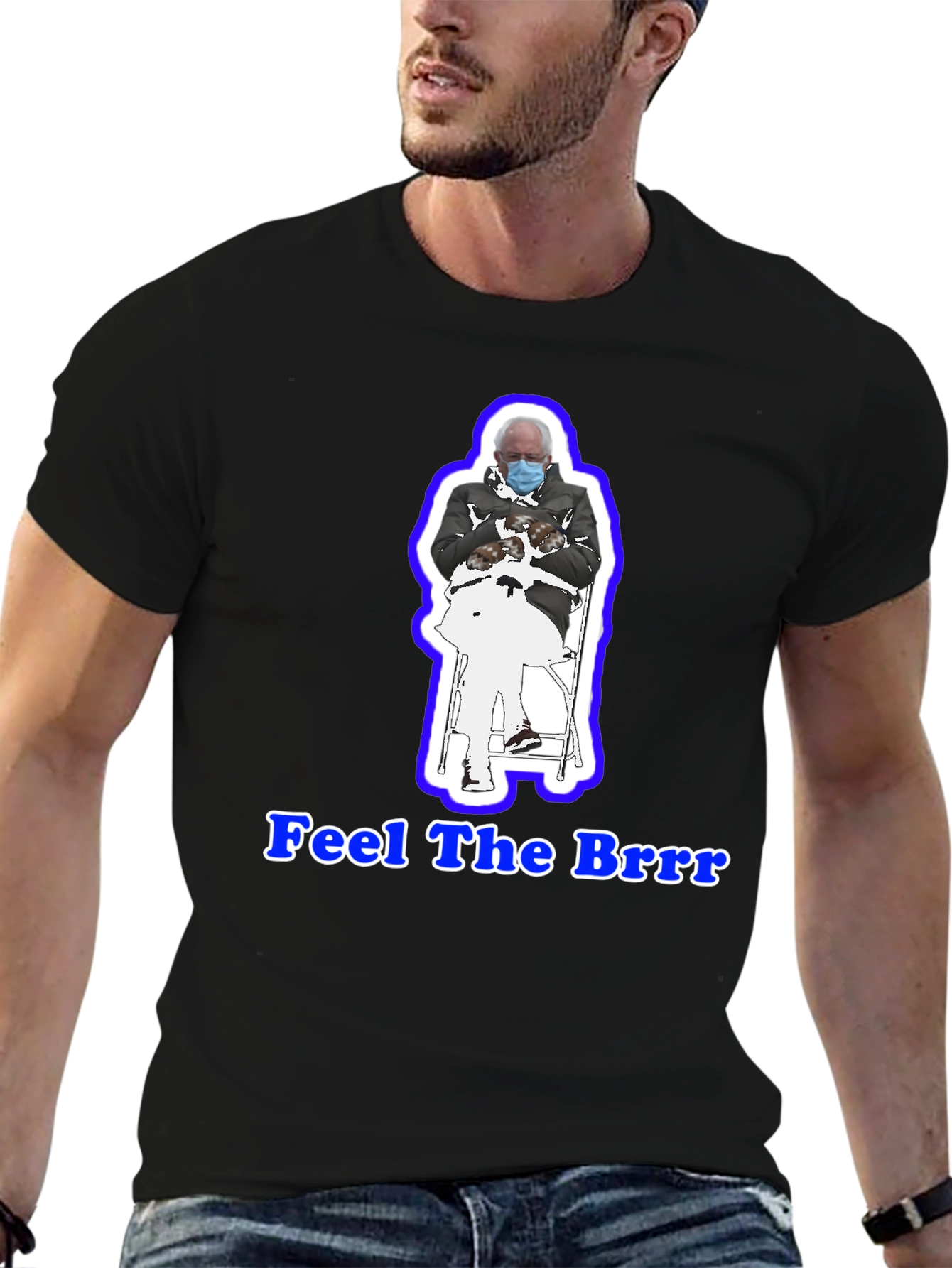 Feel the Brrr! Bernie Mittens T-Shirt