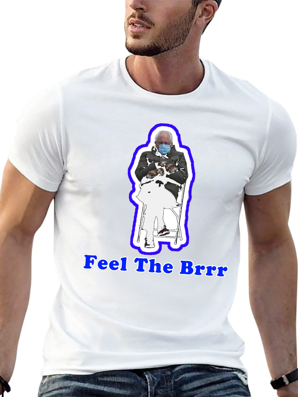 Feel the Brrr! Bernie Mittens T-Shirt