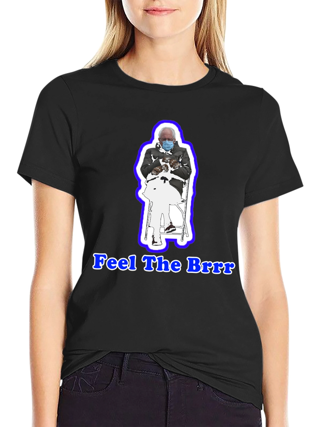 Feel the Brrr! Bernie Mittens T-Shirt