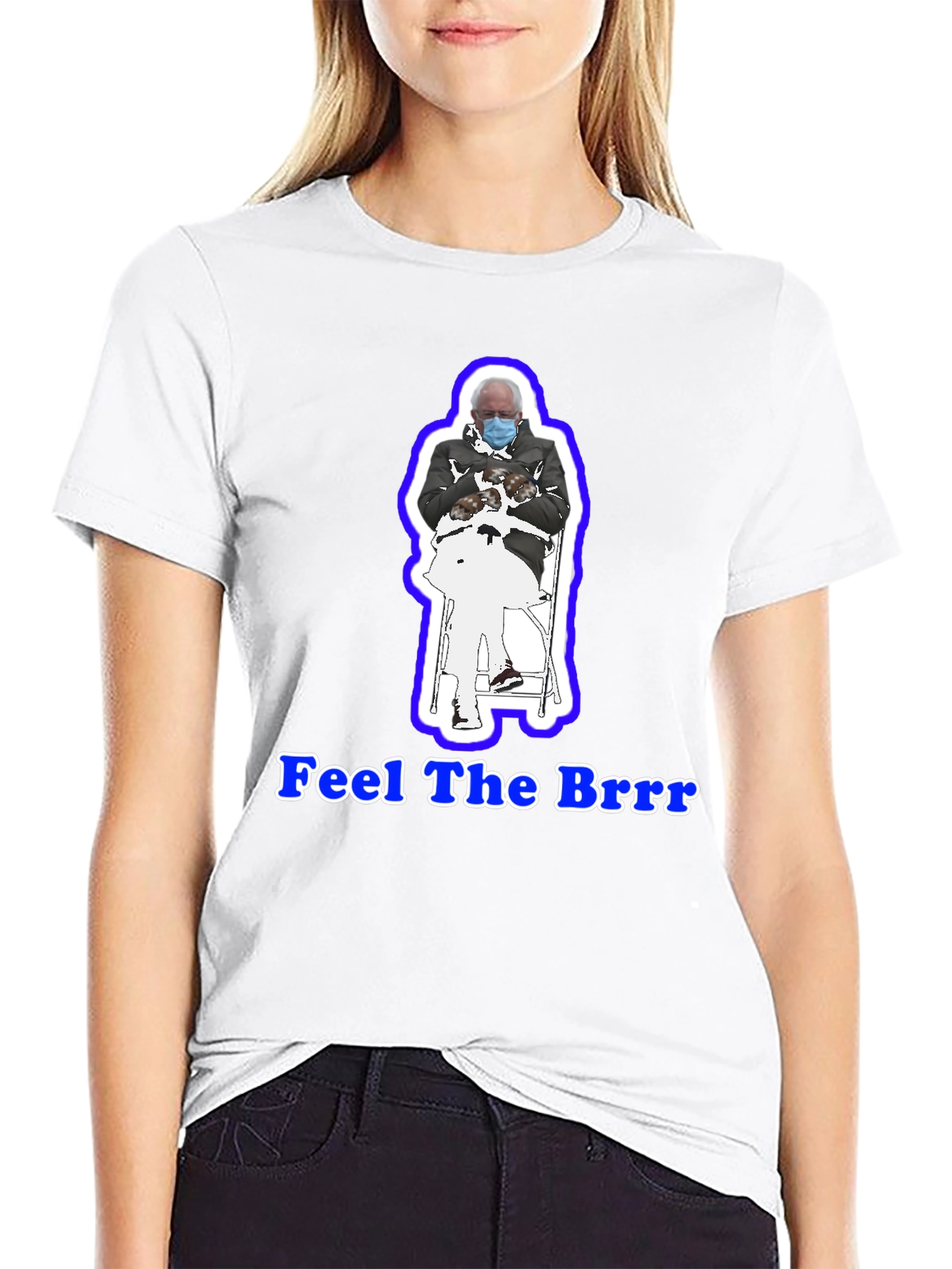 Feel the Brrr! Bernie Mittens T-Shirt