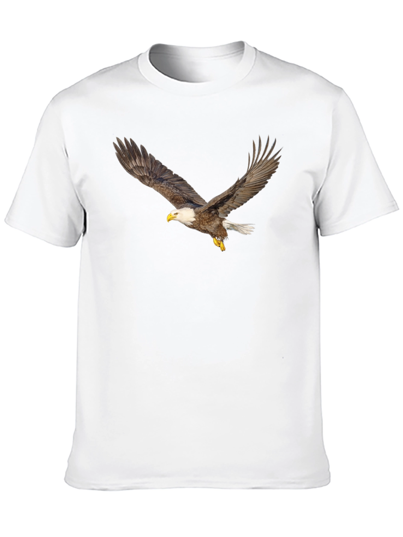 Black T-Shirt with Eagle Print
