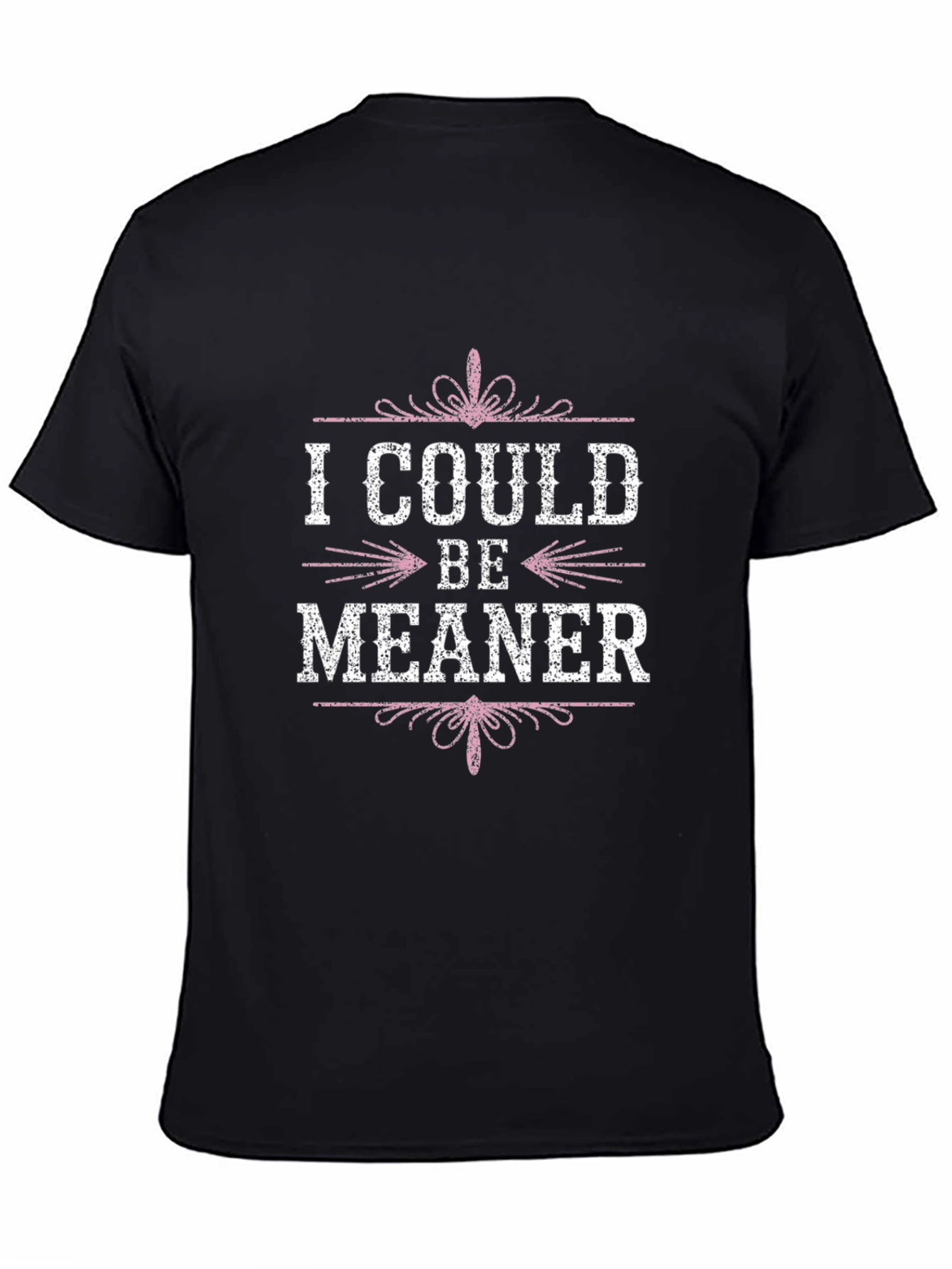 I Could Be Meaner Funny Graphic Tee