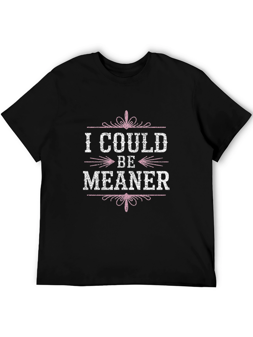 I Could Be Meaner Funny Graphic Tee