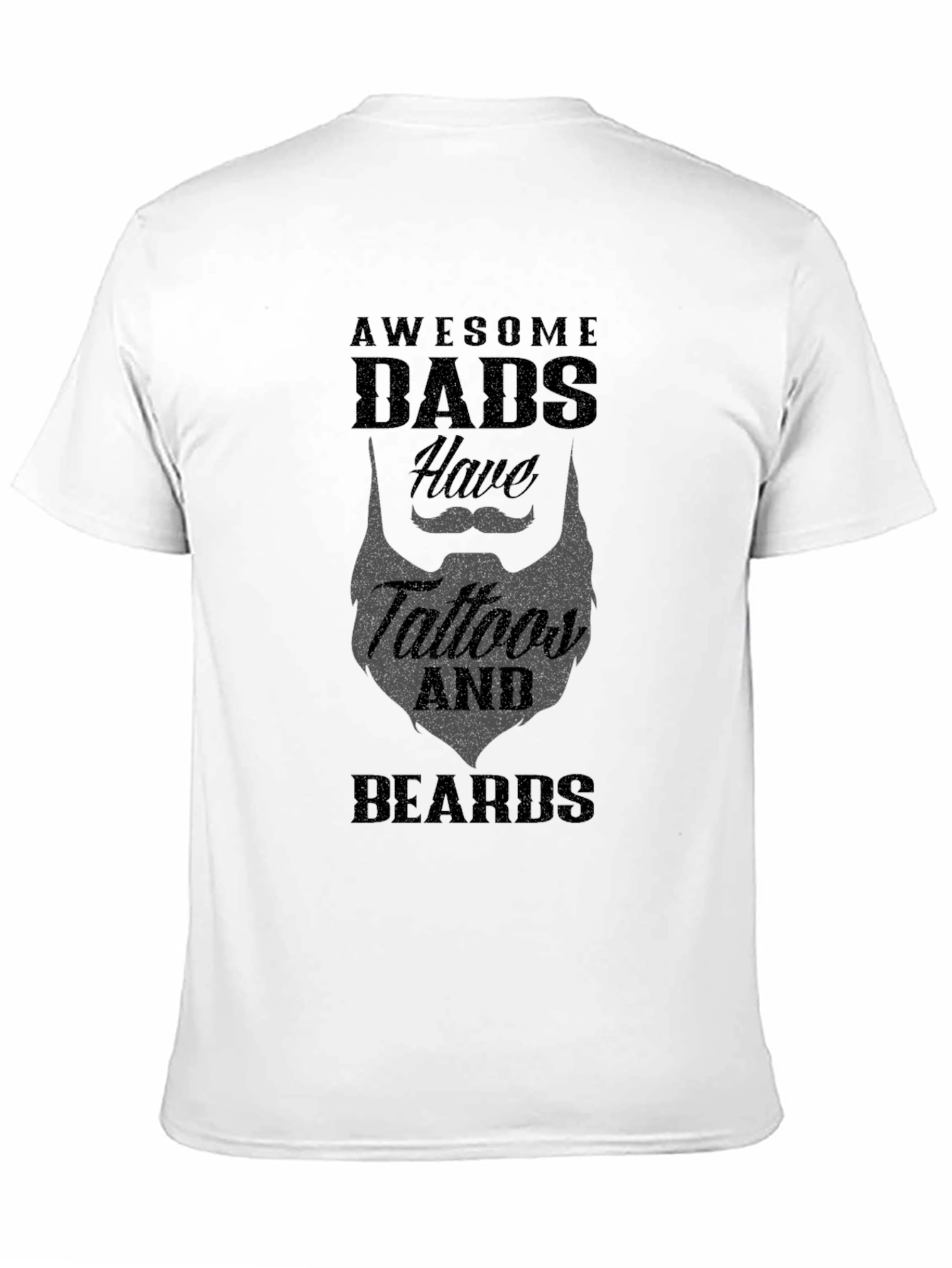 Awesome Dads Tattoos & Beards Graphic Tee