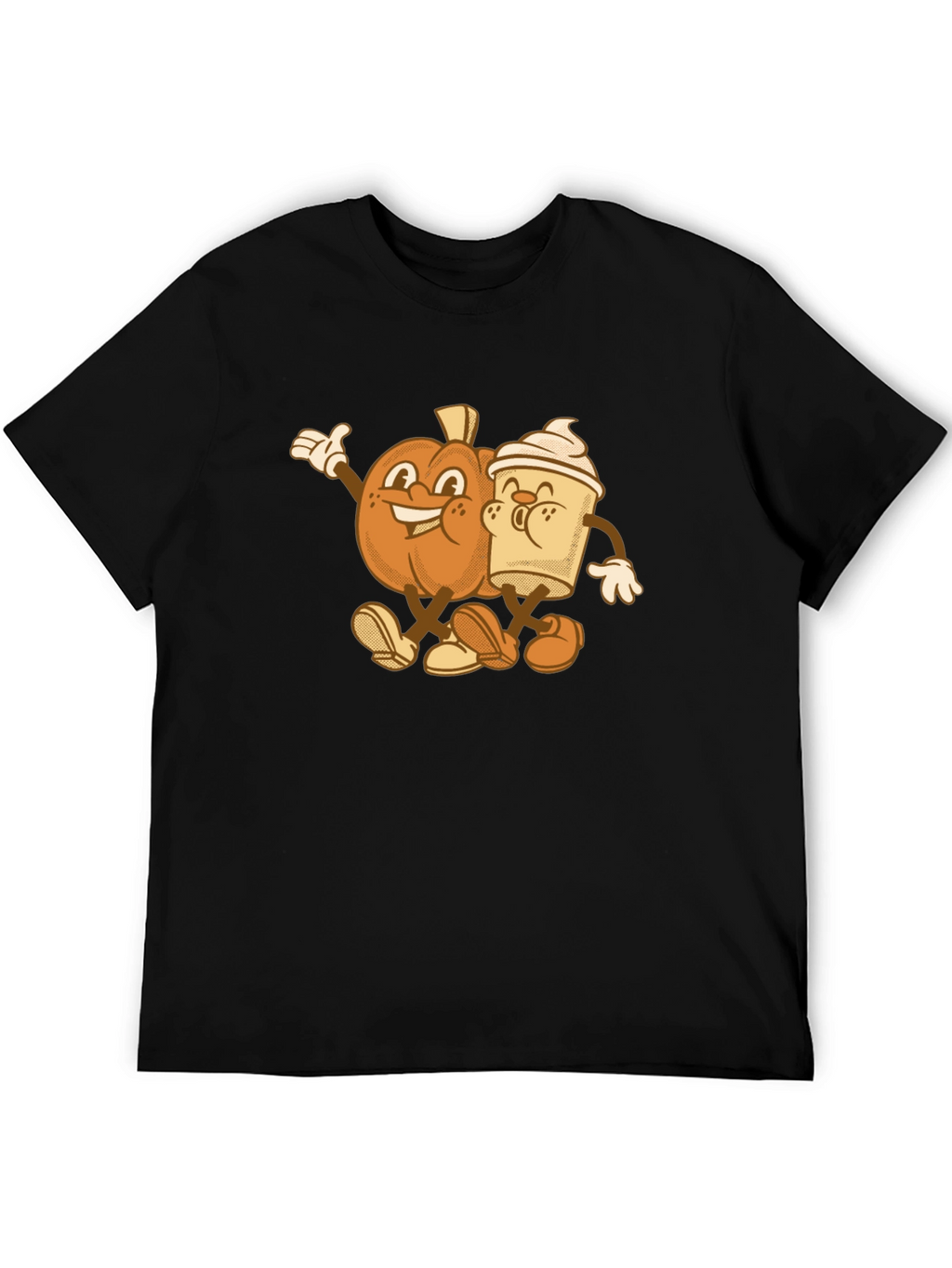 Pumpkin Spice Best Friends Graphic T-Shirt