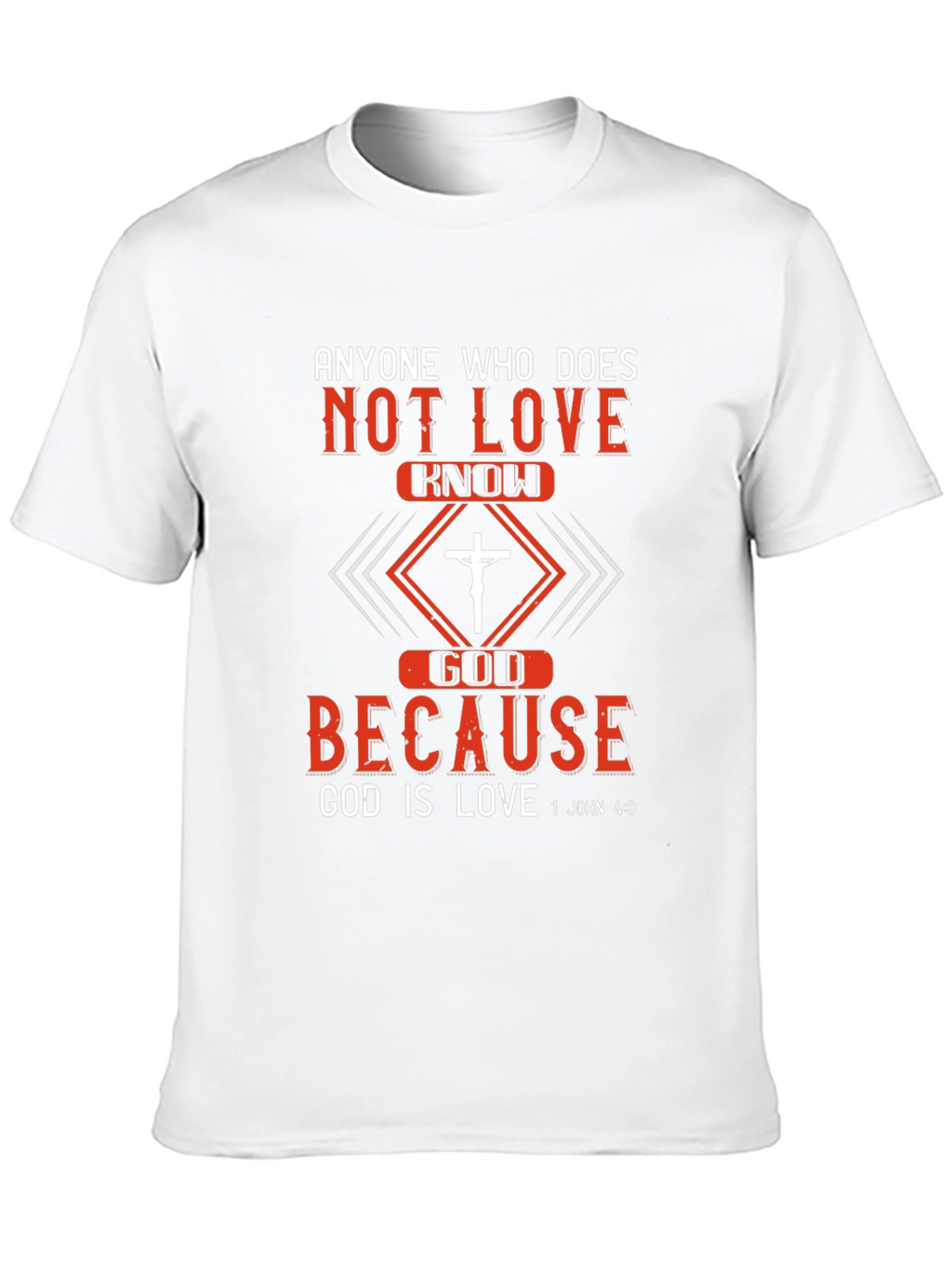 Christian T-Shirt: God is Love - Mens Graphic Tee
