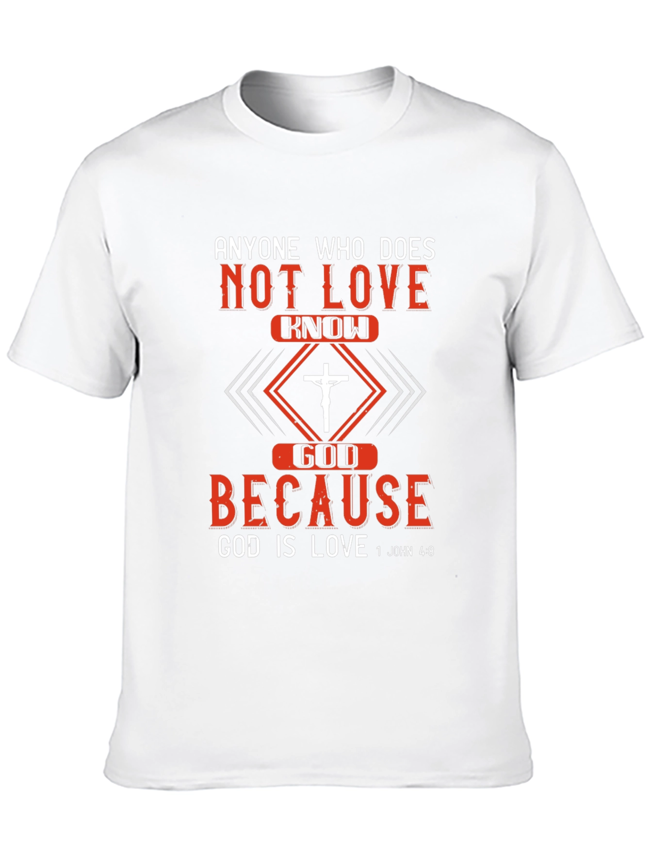 Christian T-Shirt: God is Love - Mens Graphic Tee