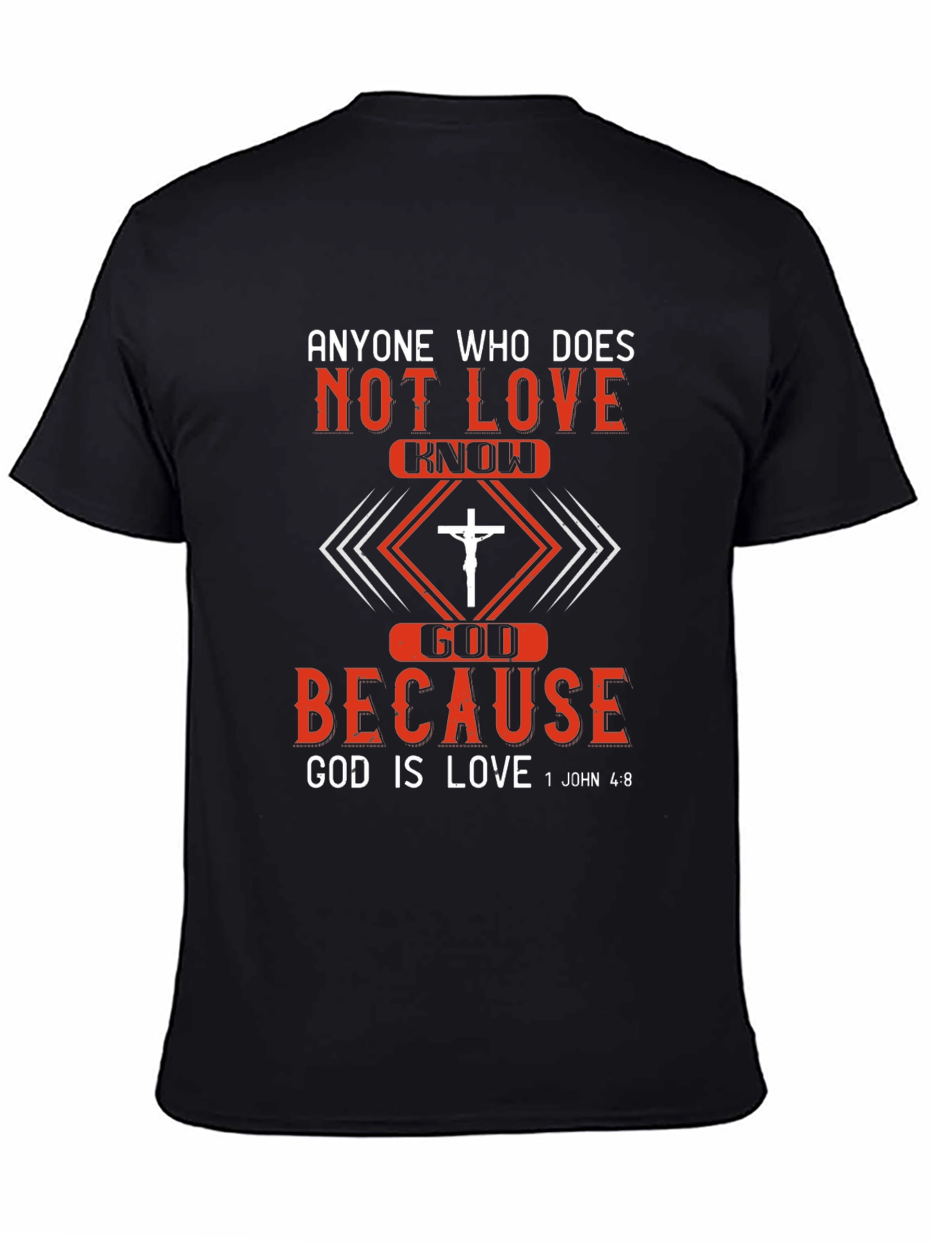 Christian T-Shirt: God is Love - Mens Graphic Tee