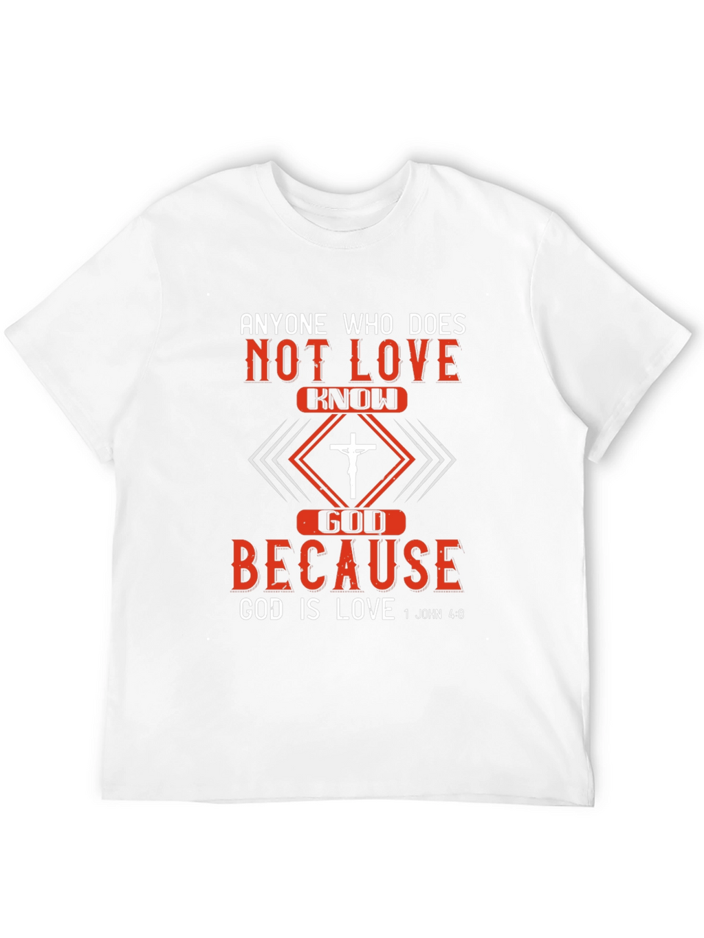 Christian T-Shirt: God is Love - Mens Graphic Tee