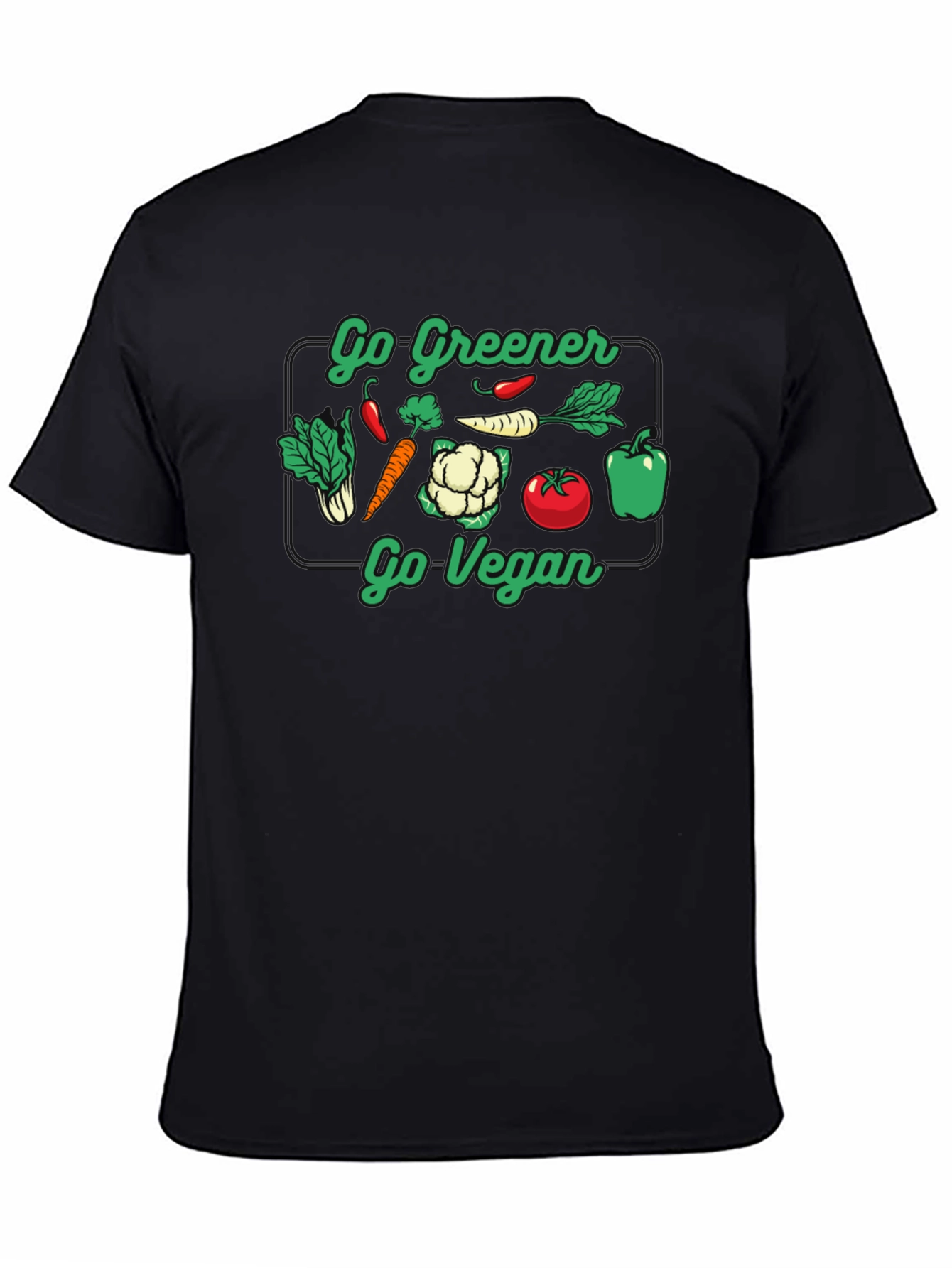 Go Greener Go Vegan Graphic Tee