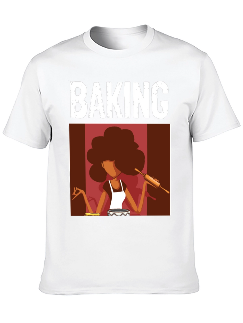 Baking T-Shirt - Afro Baker Design