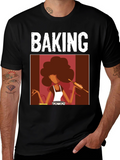 Baking T-Shirt - Afro Baker Design