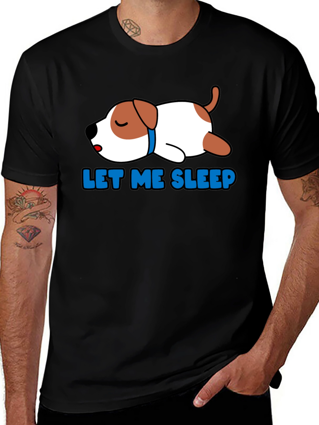 Let Me Sleep Dog T-Shirt