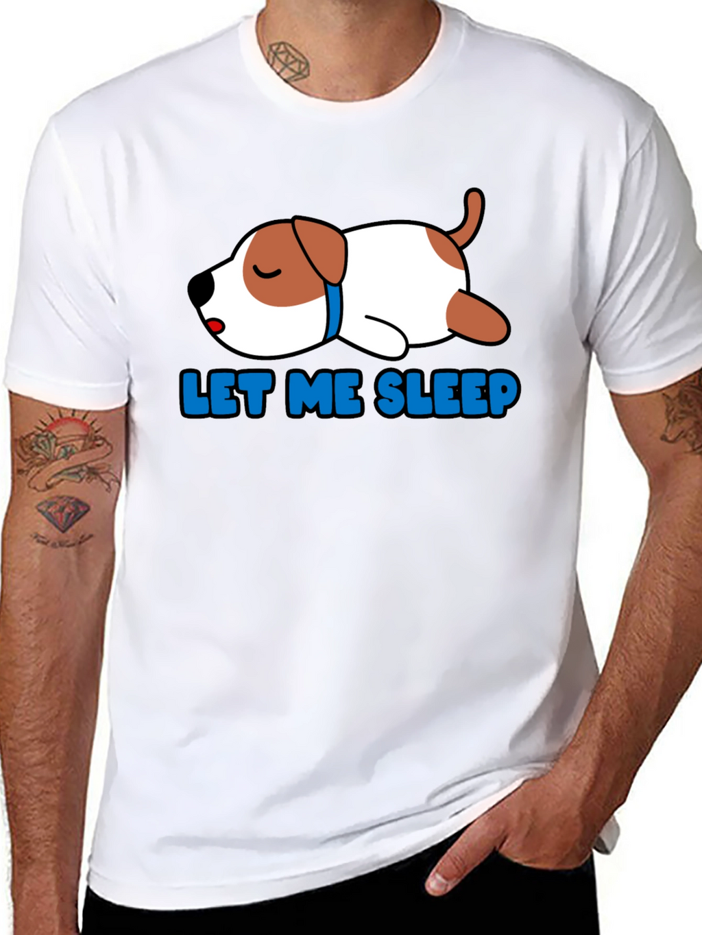 Let Me Sleep Dog T-Shirt