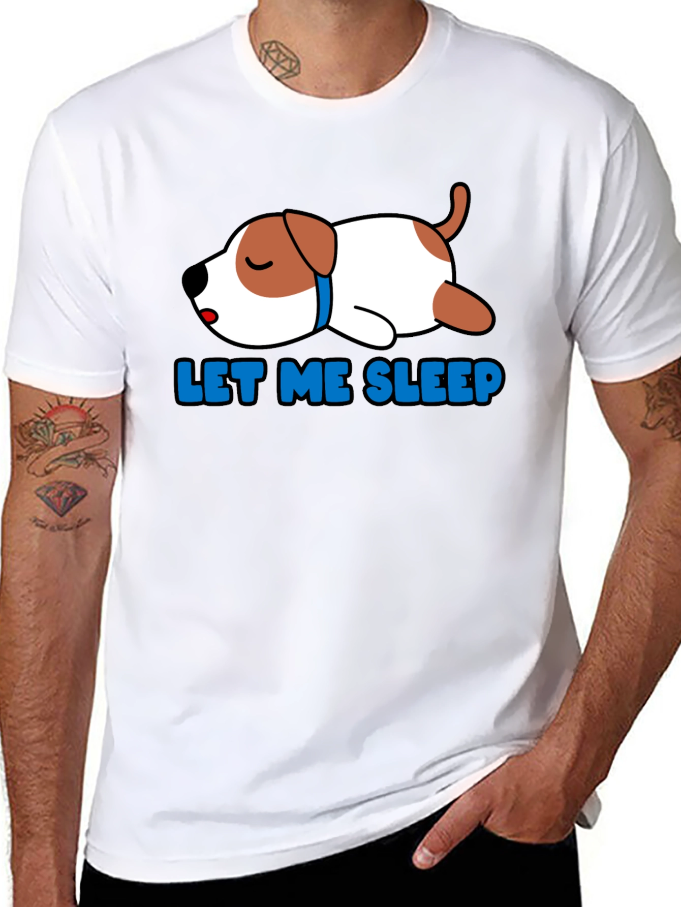 Let Me Sleep Dog T-Shirt