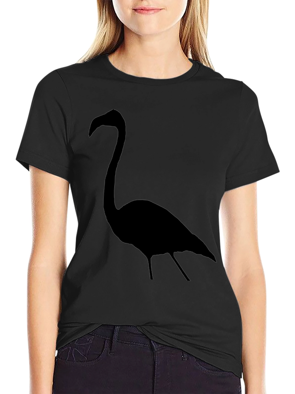 Black Flamingo Graphic T-Shirt