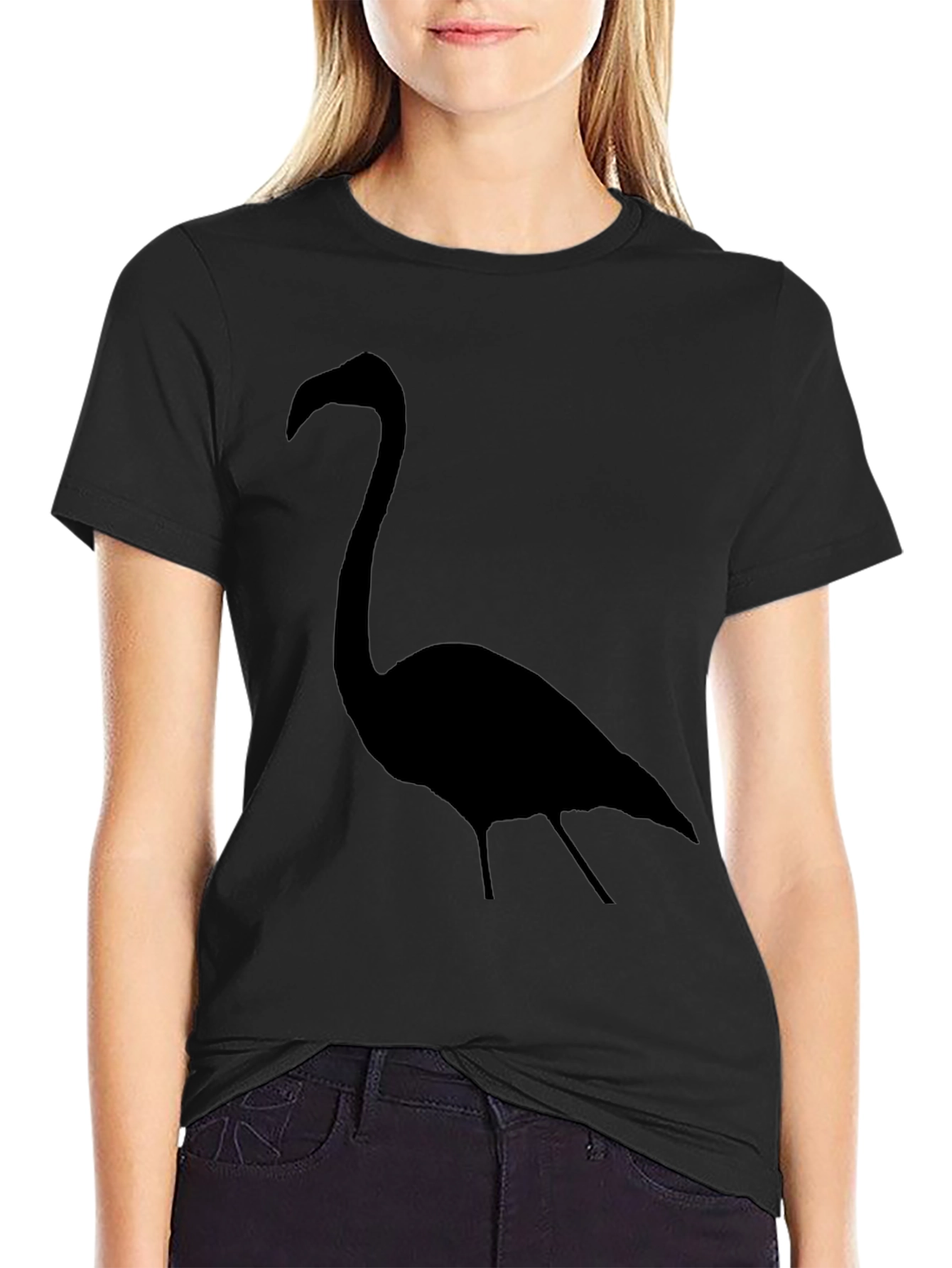 Black Flamingo Graphic T-Shirt