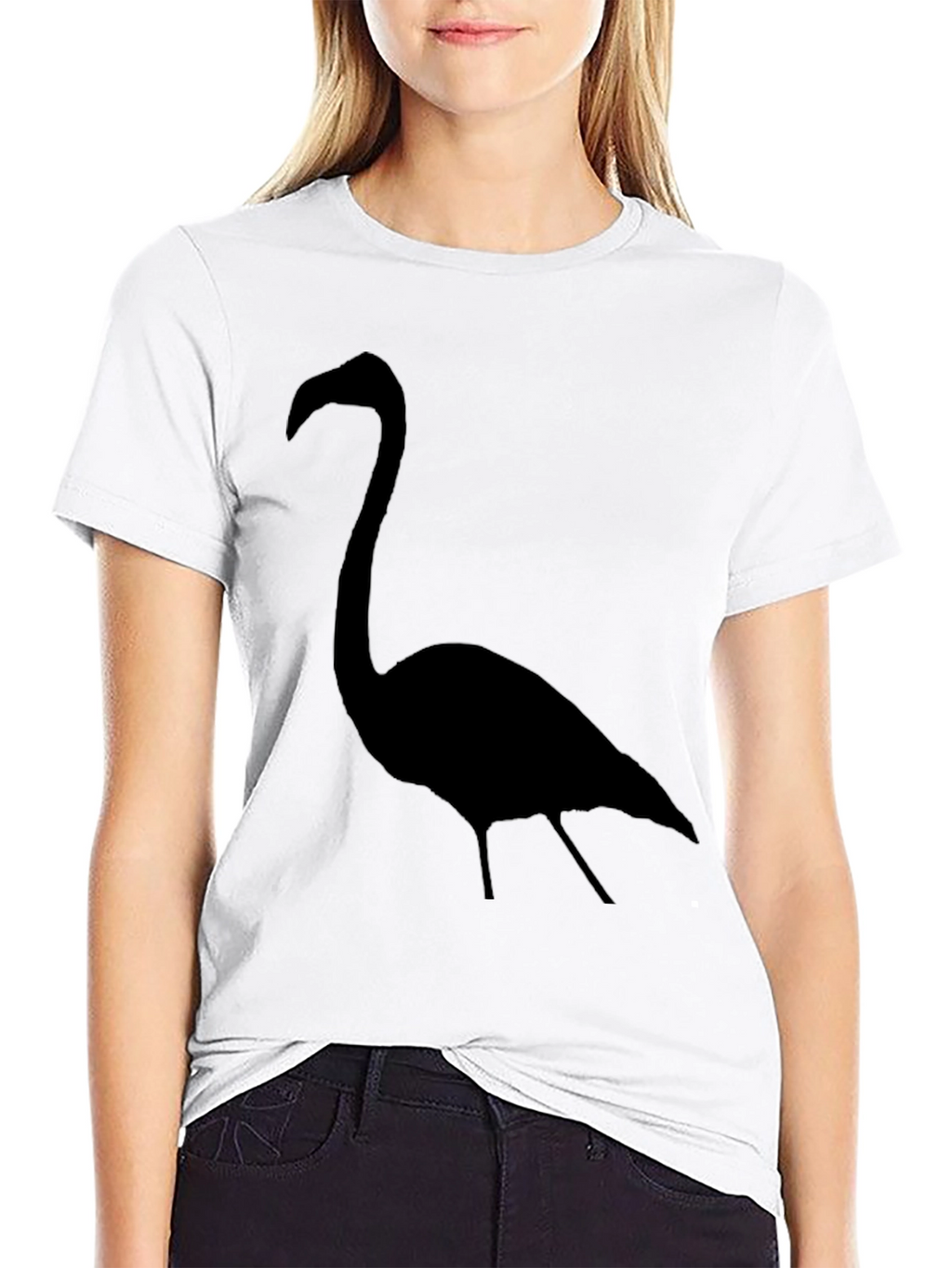 Black Flamingo Graphic T-Shirt
