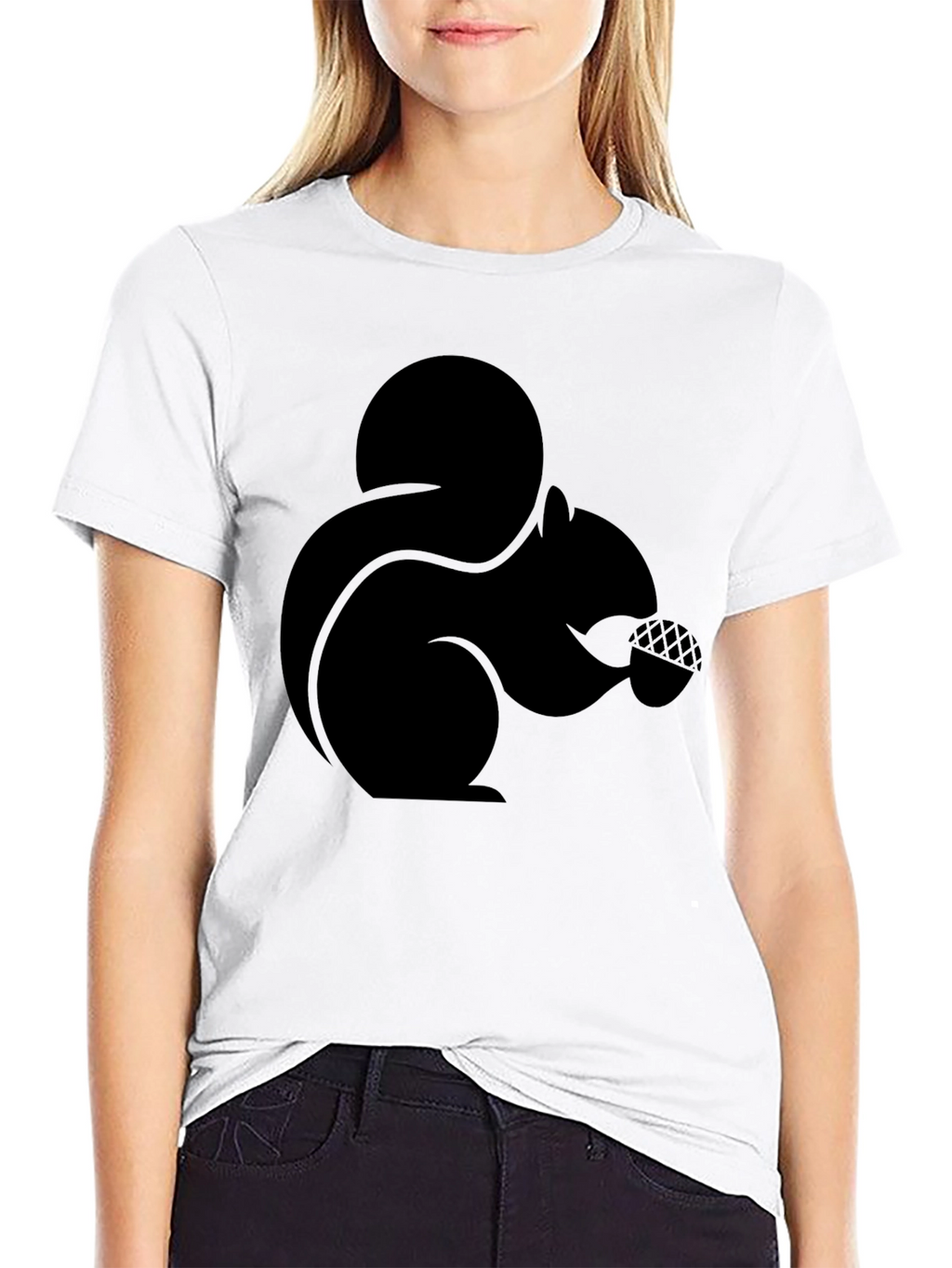 Black Squirrel Graphic Tee - Nature Lovers Gift