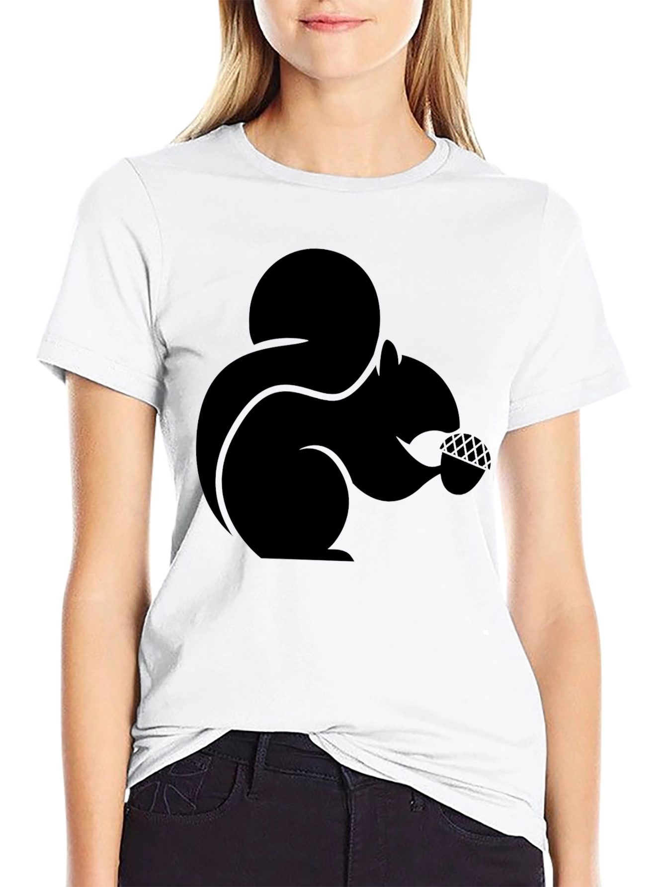 Black Squirrel Graphic Tee - Nature Lovers Gift
