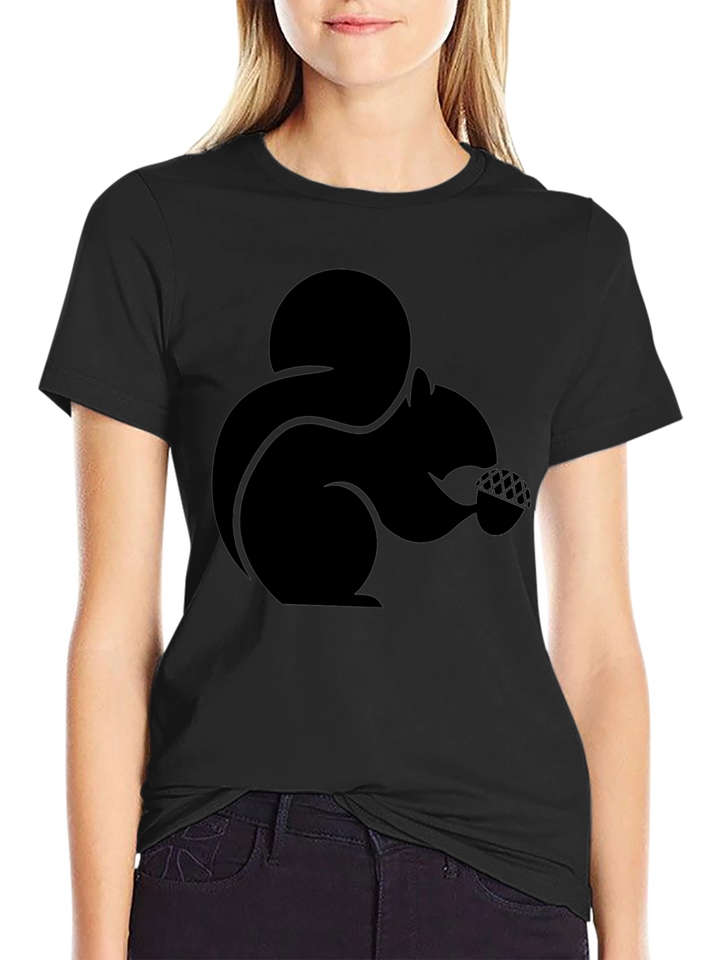 Black Squirrel Graphic Tee - Nature Lovers Gift