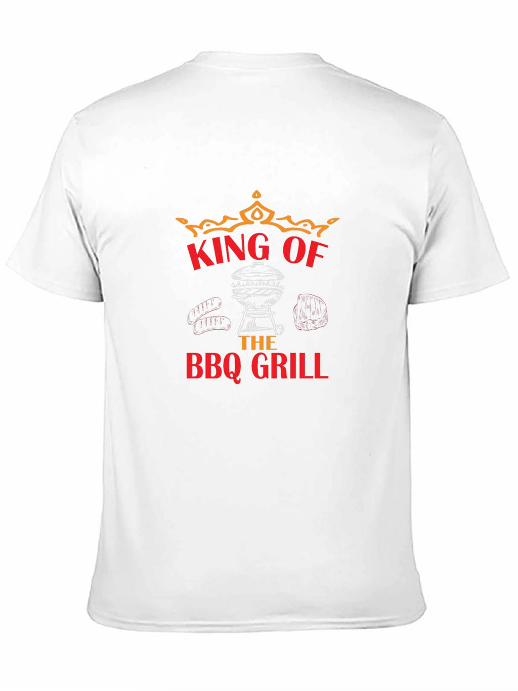 King of the BBQ Grill Black T-Shirt