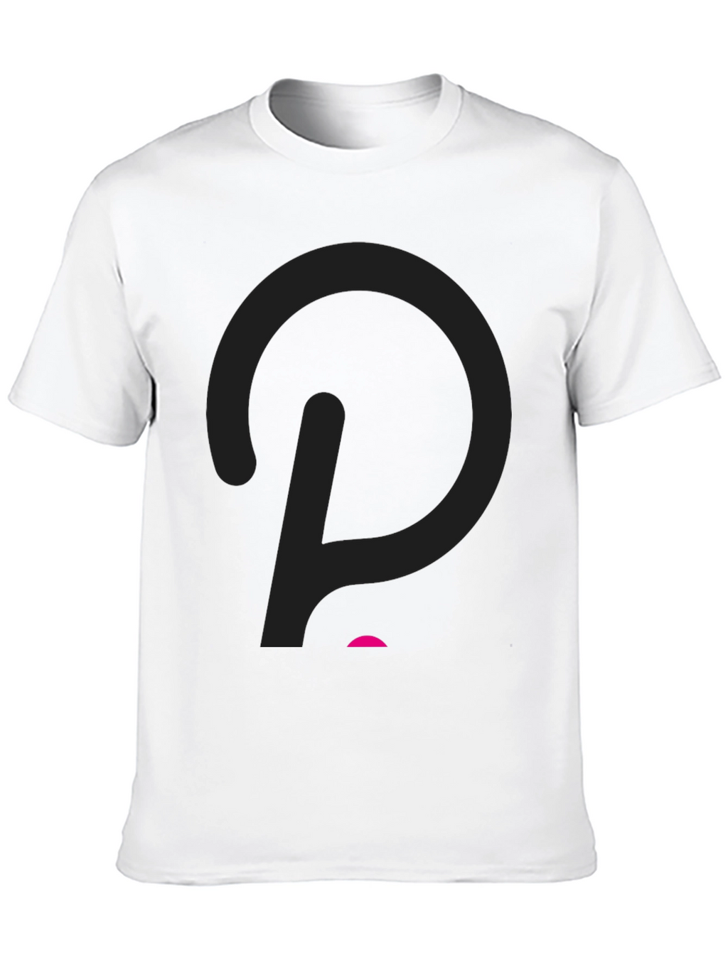 Modern Black T-Shirt with Abstract Logo