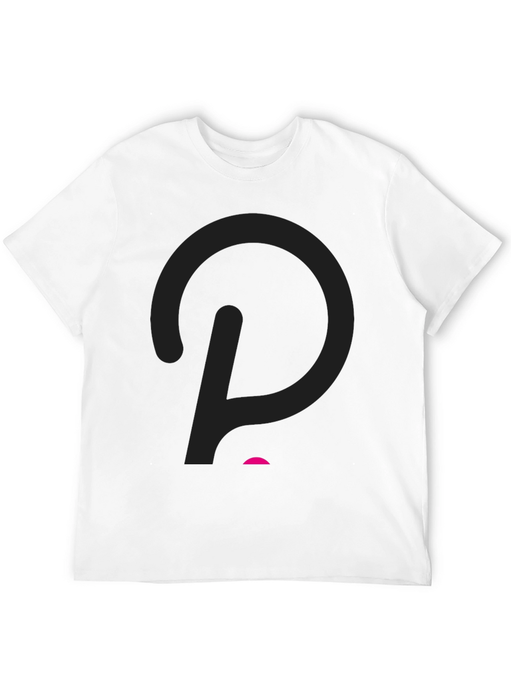 Modern Black T-Shirt with Abstract Logo