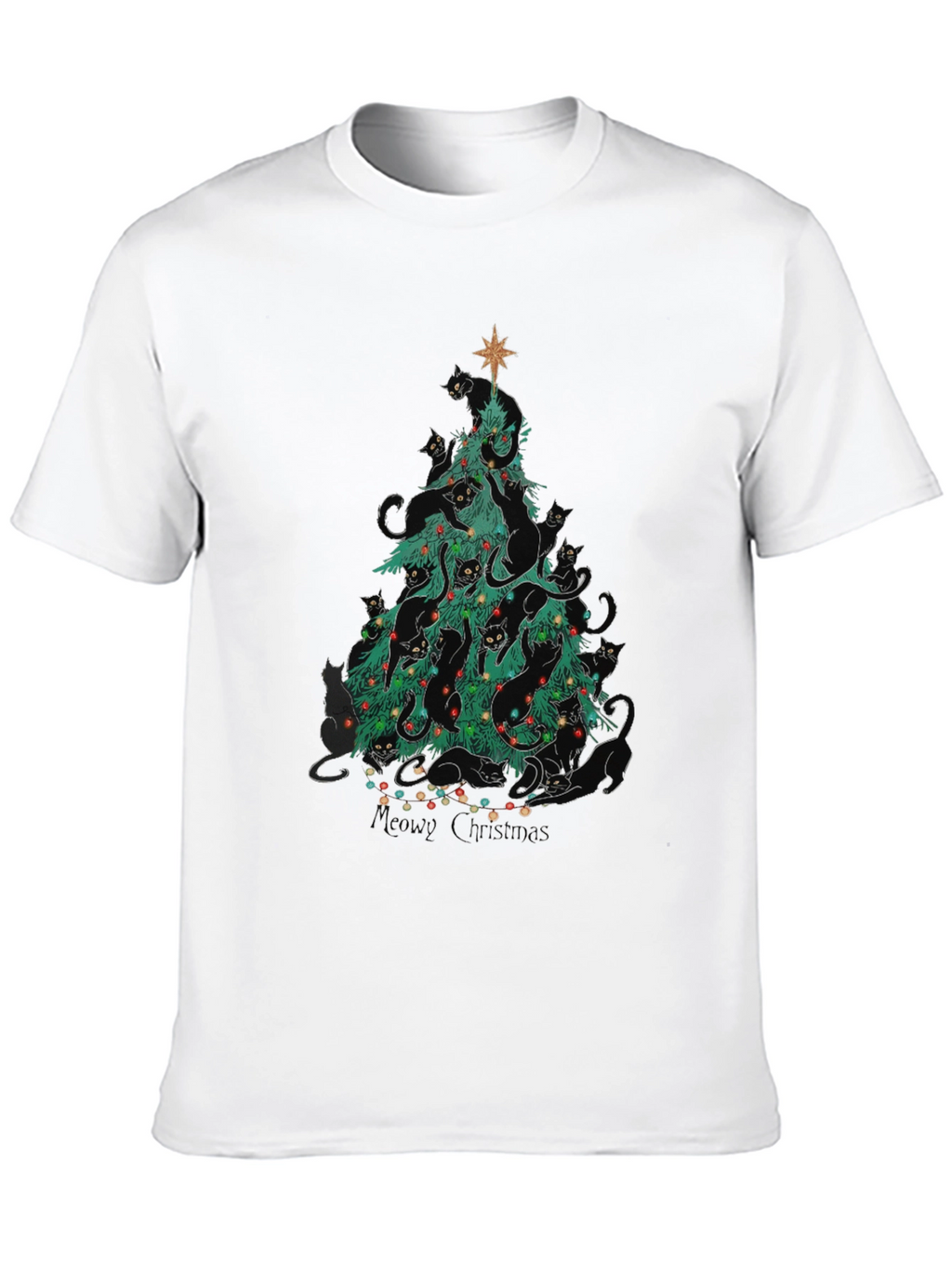 Cat Christmas Tree T-Shirt
