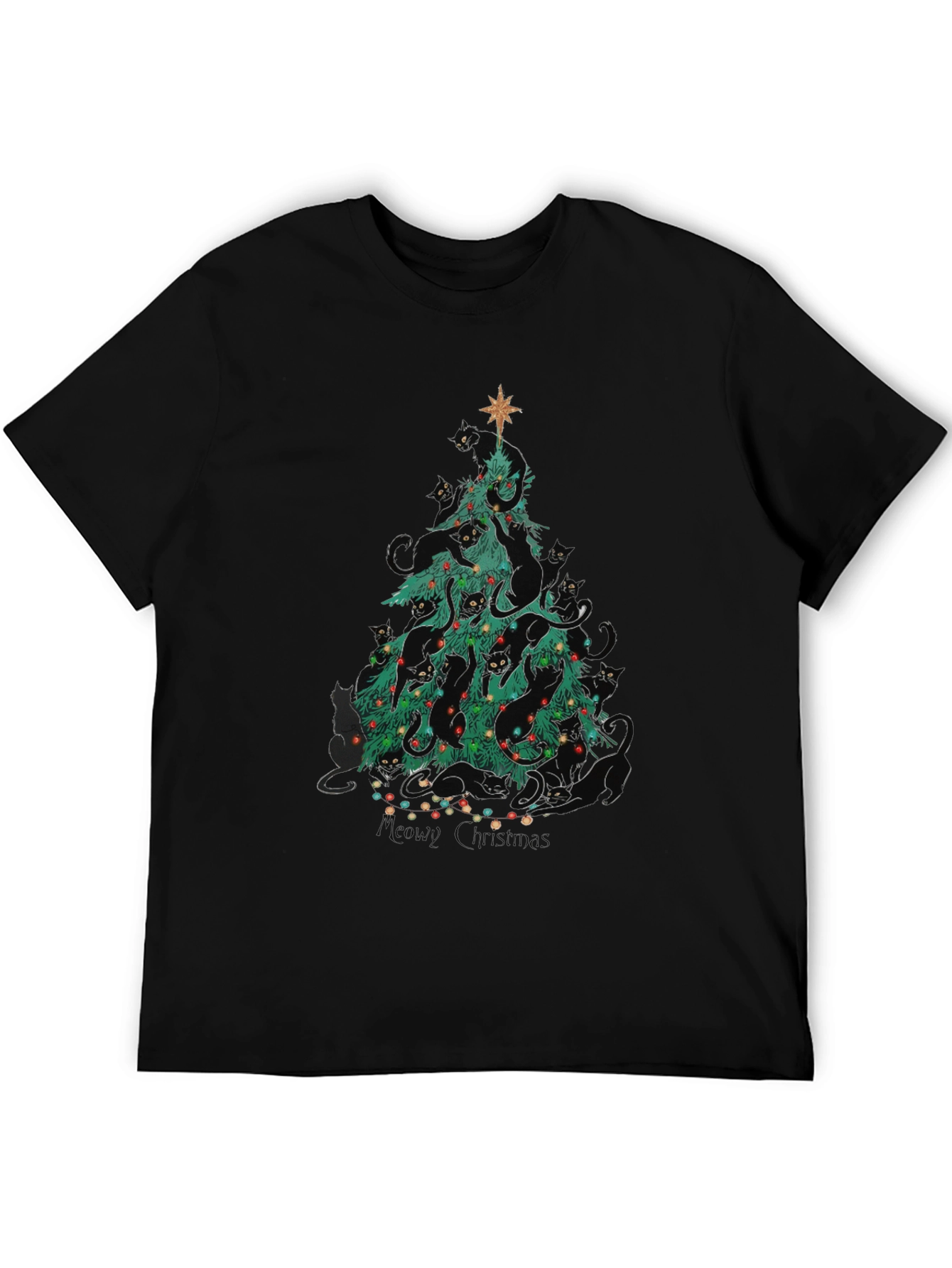 Cat Christmas Tree T-Shirt