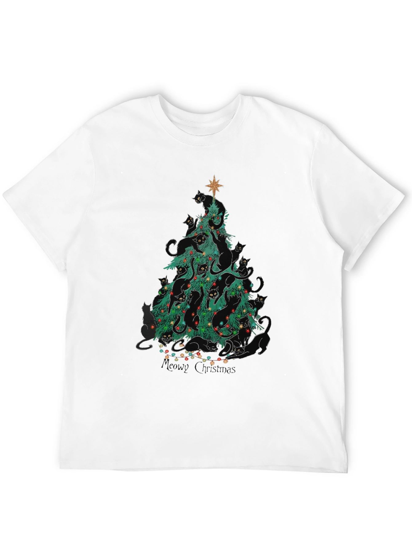 Cat Christmas Tree T-Shirt