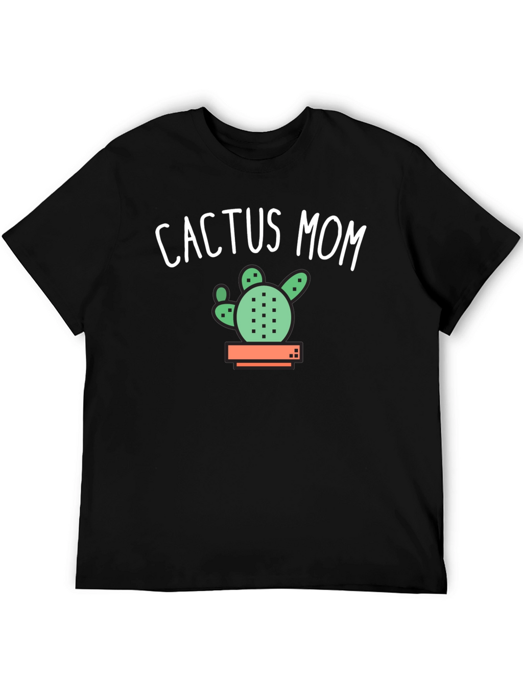 Cactus Mom Graphic Tee - Black