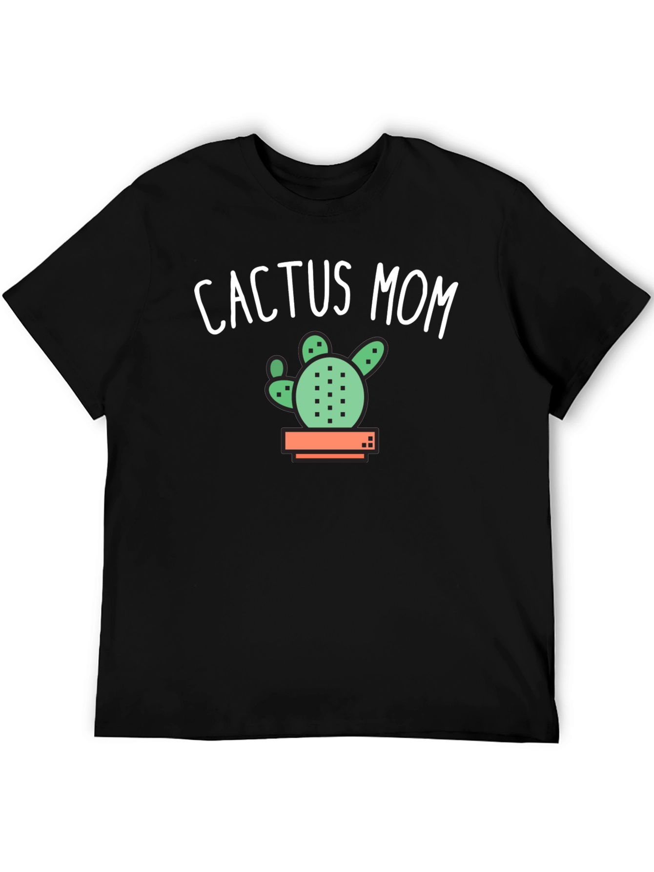Cactus Mom Graphic Tee - Black